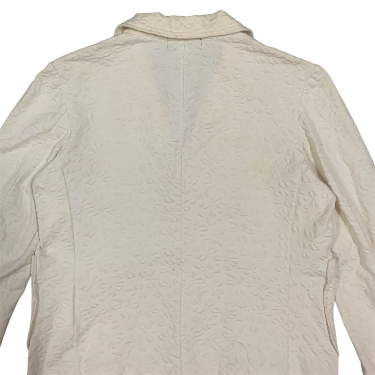Comme des Garcons AD2008 Embossed Floral Jacket Size ONE SIZE - 8 Thumbnail