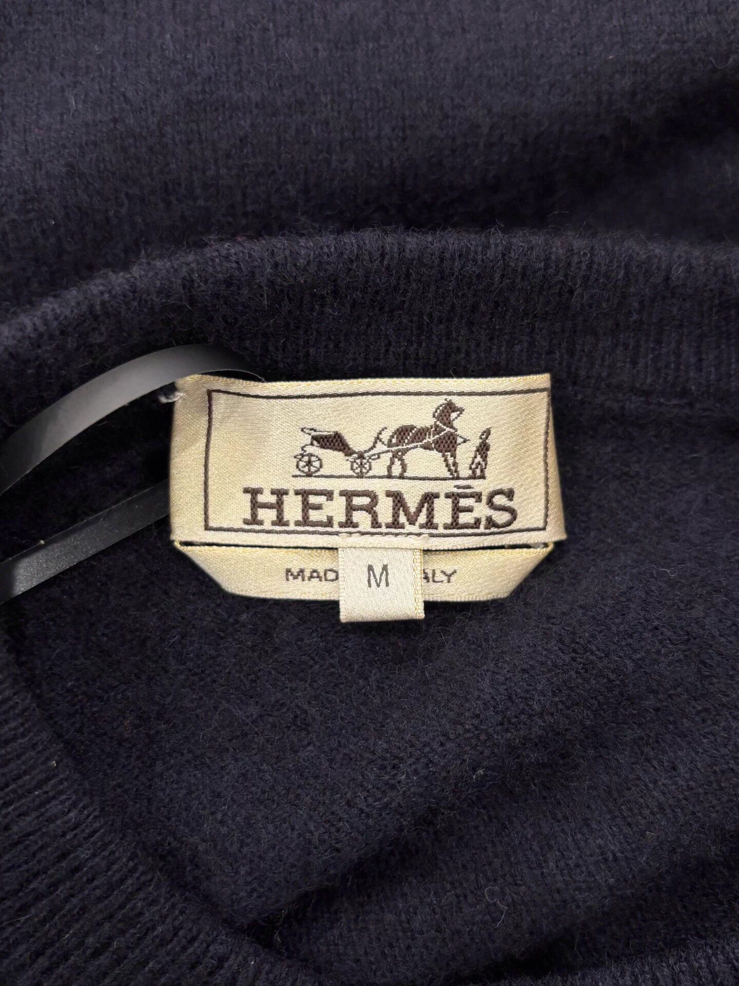 Hermes Hermes Tactical Horse Logo Men's Black LongSleeve Sweater Size US M / EU 48-50 / 2 - 4 Thumbnail