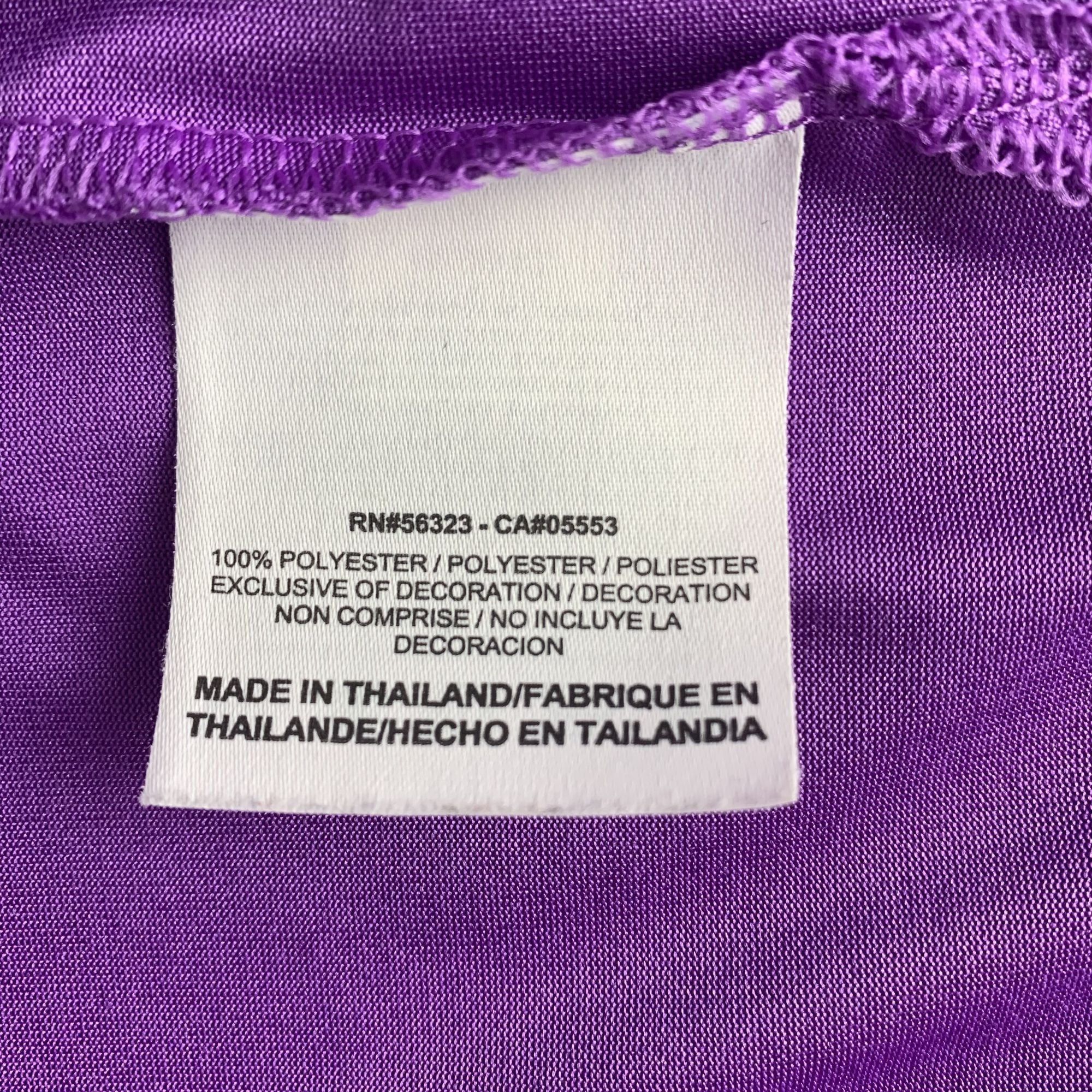 Nike Nike Golf Purple Performance Polo Shirt Dri-Fit Poly Mesh Size US L / EU 52-54 / 3 - 6 Thumbnail