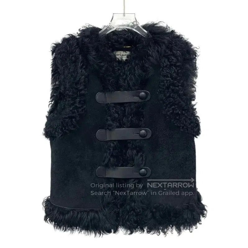Other YSL Black Women's Jacket with Fur Trim . Size S / US 4 / IT 40 - 1 Thumbnail