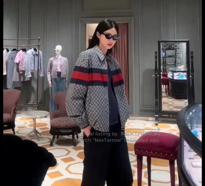 Gucci Gucci 24 colour-blocked striped logo jacquard full-print c Size US S / EU 44-46 / 1 - 9 Thumbnail