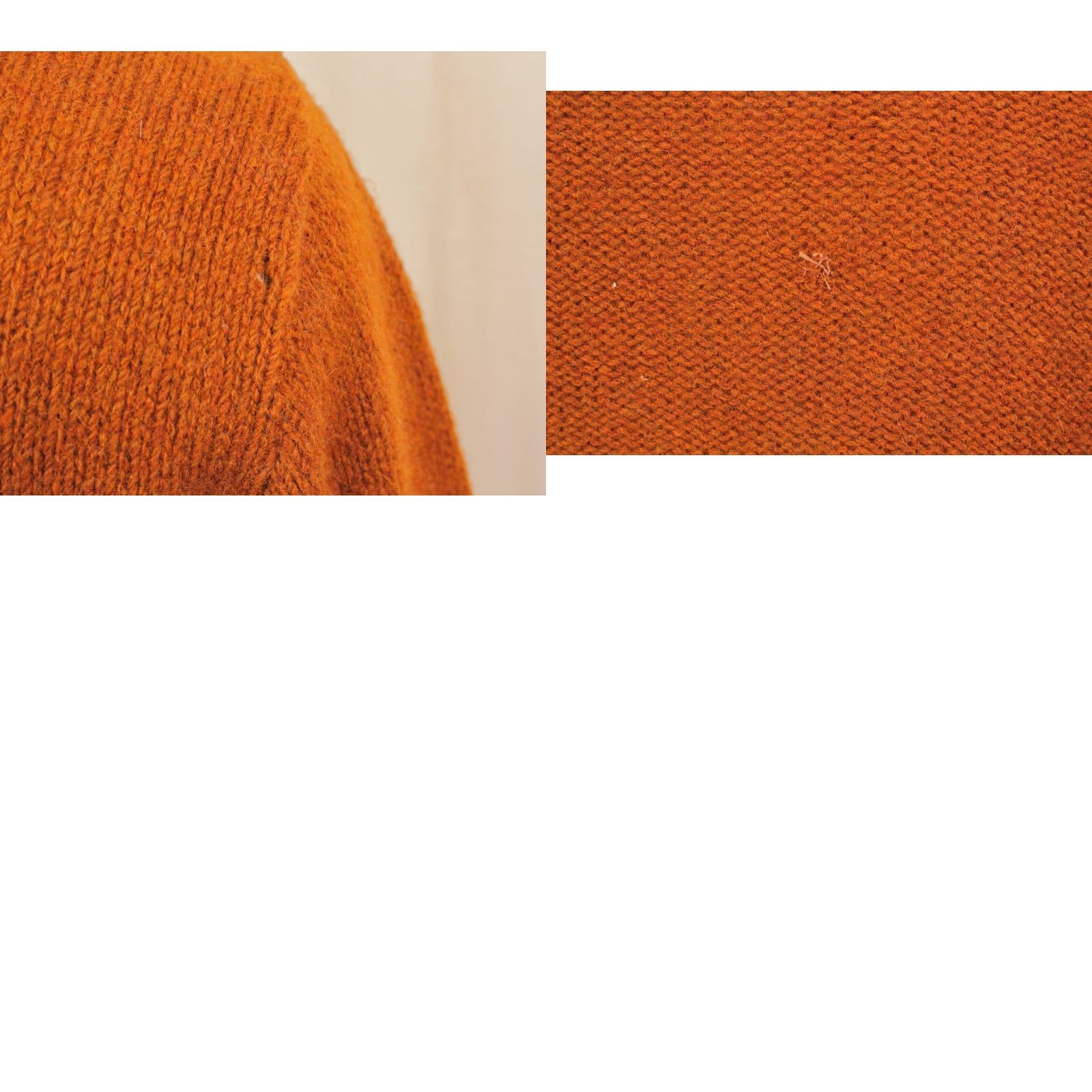 Vintage VTG 60s Sweater Shirt Mens Orange Wool 1960s Decade Vintage Casual Size M Size US M / EU 48-50 / 2 - 8 Thumbnail