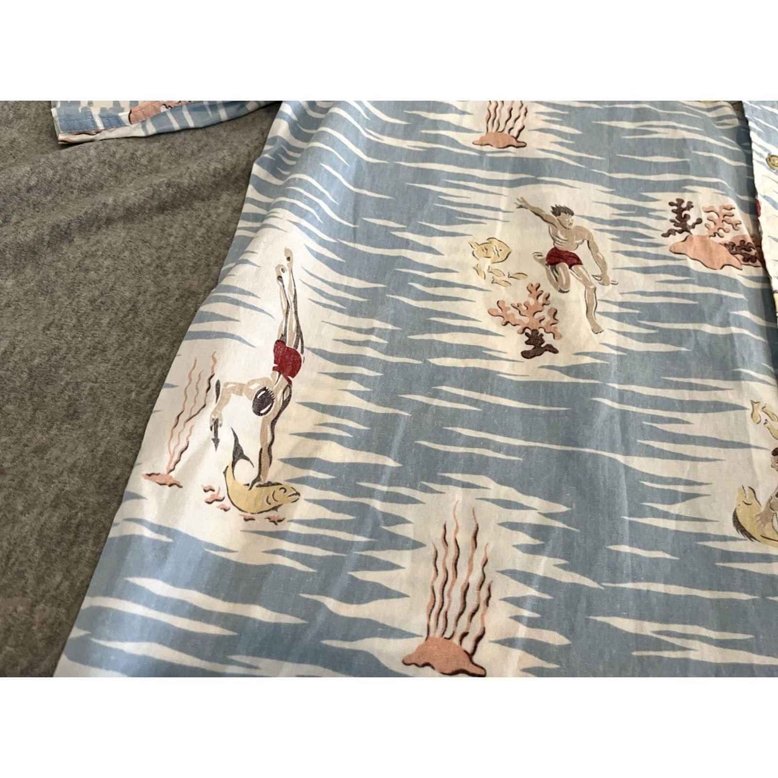 Reyn Spooner Reyn Spooner Hawaiian Shirt Fishes Mens 2XL Short Sleeve Button-Up Multicolor Beach Tropical Cotton Shirt Mens 2XL Size US XXL / EU 58 / 5 - 3 Thumbnail