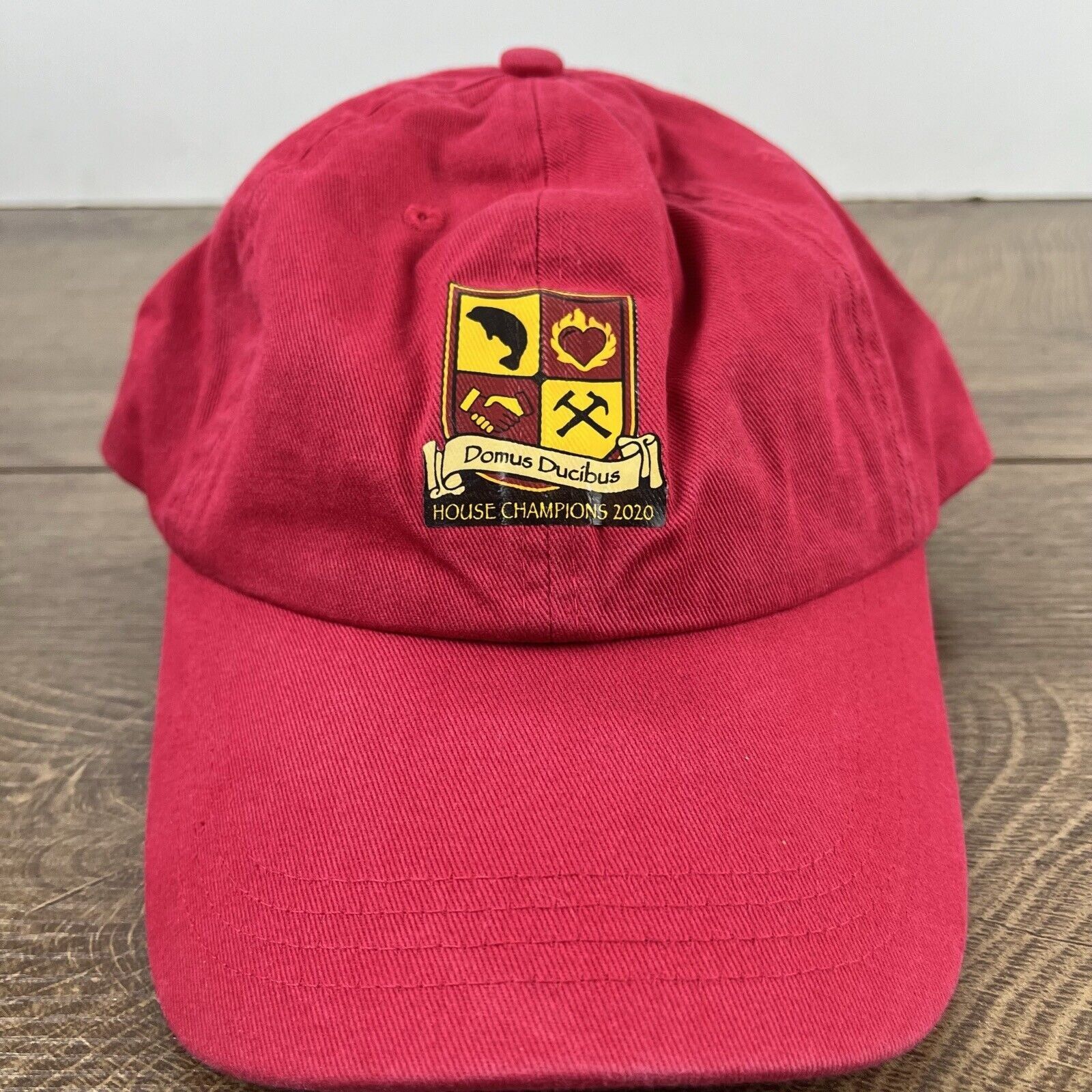 Other Domus Ducibus House Champions 2020 Hat Red Cap Adjustable Ha Size ONE SIZE - 5 Thumbnail