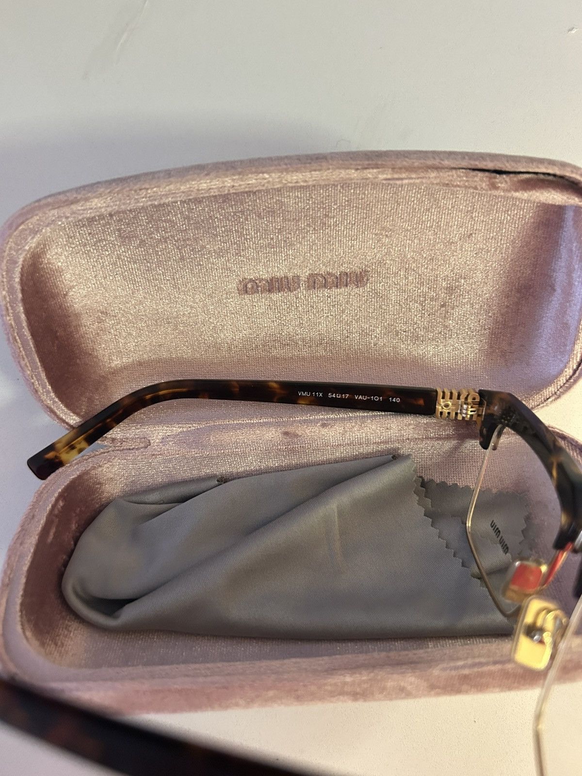 Miu Miu Miu Miu Runway Eye Glasses Size ONE SIZE - 3 Thumbnail