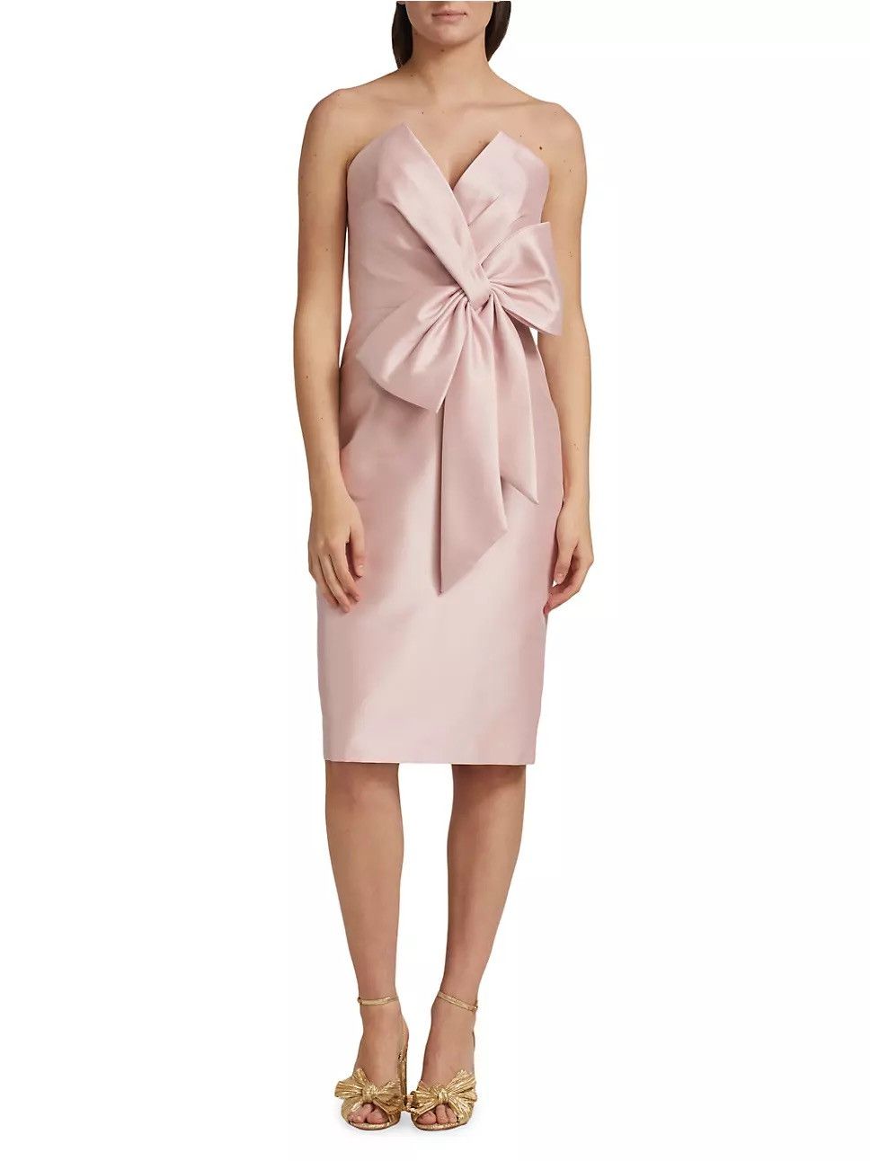 $395 Badgley Mischka Bow Cocktail Dress 14