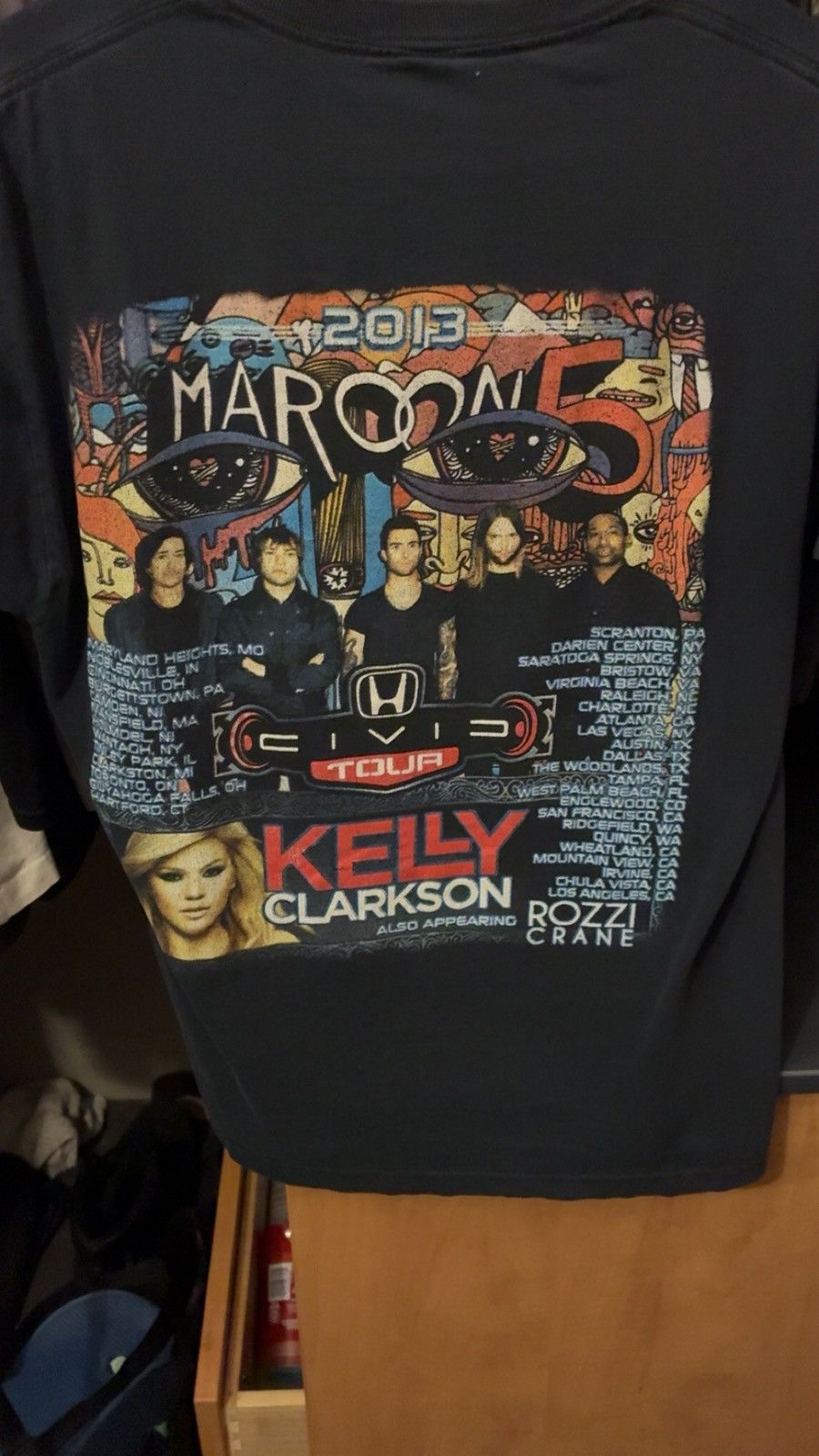 Vintage RARE Maroon 5 Tour T Shirt Size US M / EU 48-50 / 2 - 2 Thumbnail