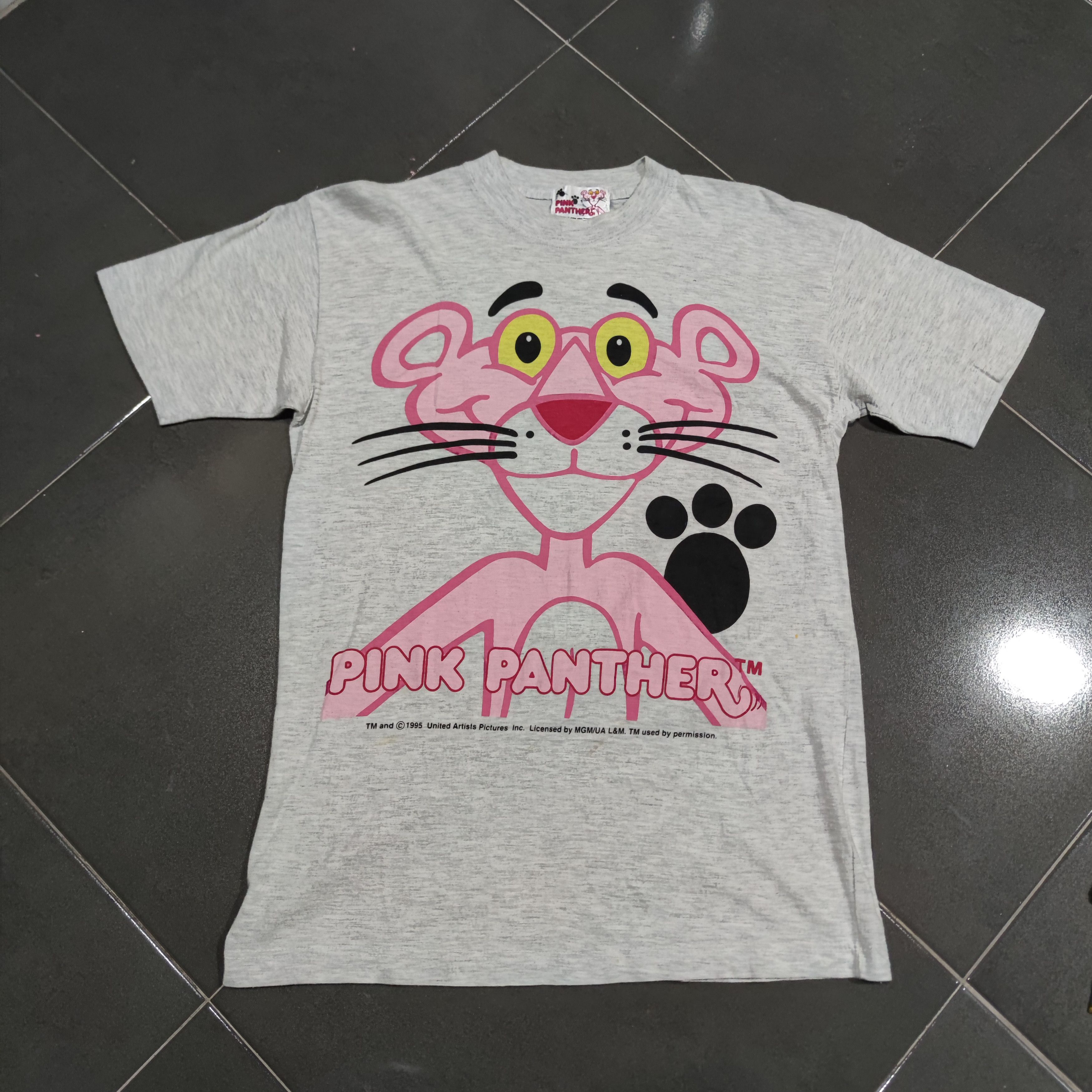 VINTAGE 1995 PINK PANTHER CARTOON T SHIRT (A)