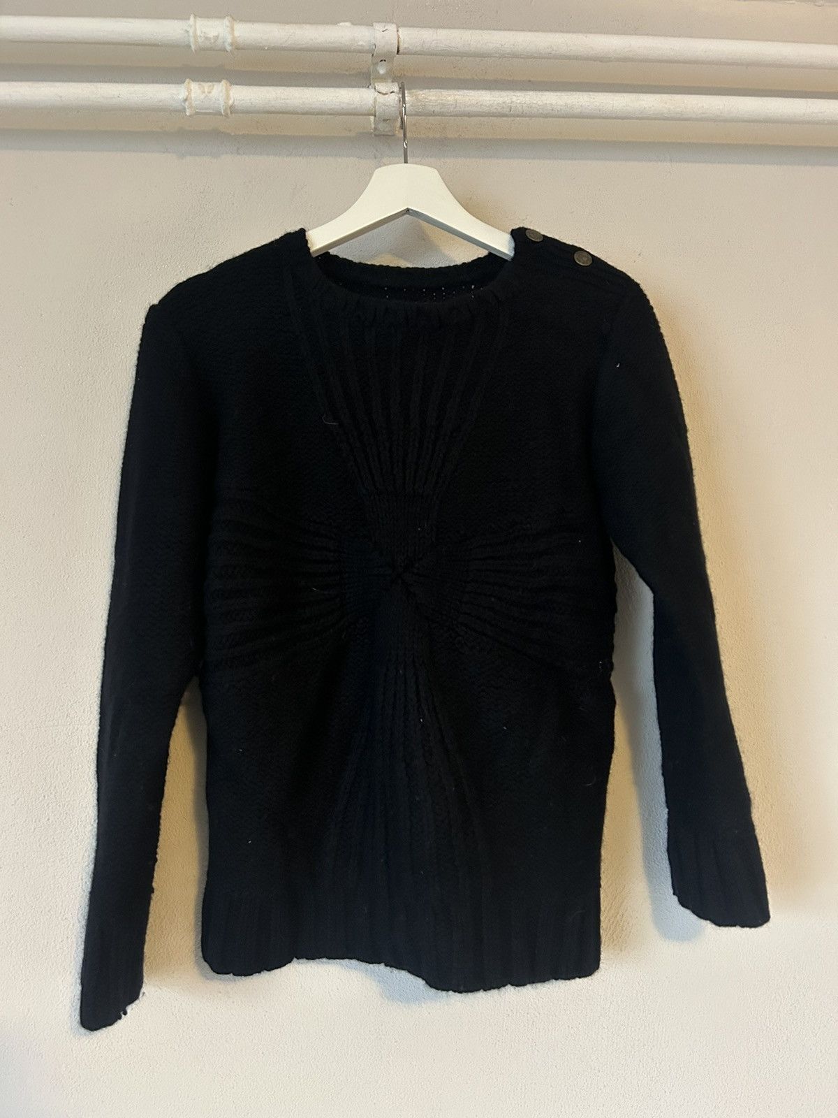 Jean Paul Gaultier Jean Paul Gaultier AW2009 Cross Knit Sweater - Size M Size US M / EU 48-50 / 2 - 3 Thumbnail