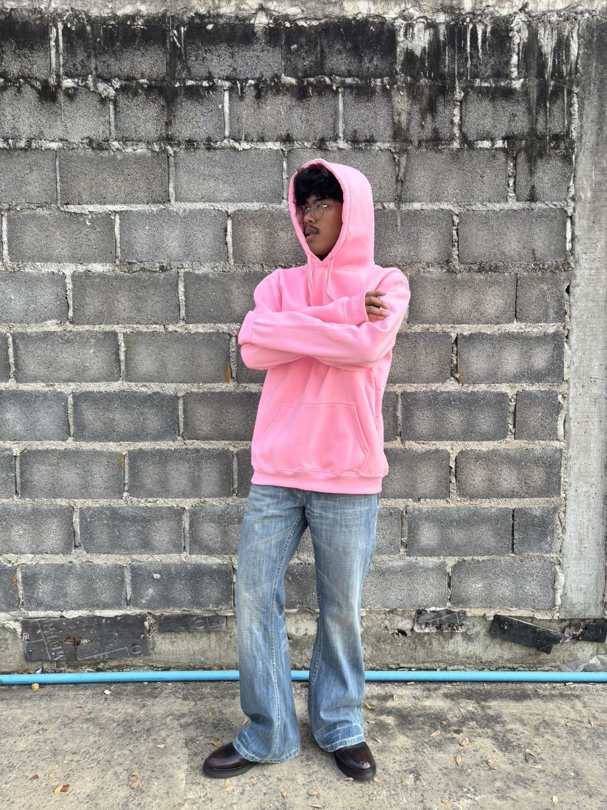 Other Blank Pink Hoodie 👛 (Size L Tall) Size US L / EU 52-54 / 3 - 12 Thumbnail
