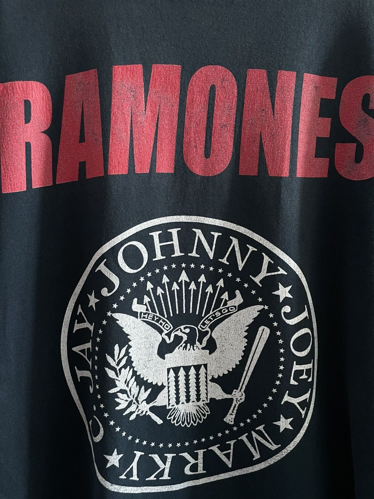 Band Tees Vintage Ramones 00’s Band T-Shirt Black Fade RARE Size US XL / EU 56 / 4 - 6 Thumbnail