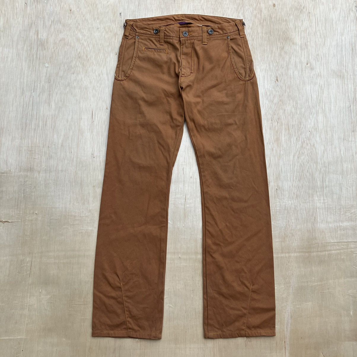 Japanese Brand KELEN CHINOS BUTTERFLY RIBBON LONG PANTS Size US 31 - 9 Thumbnail