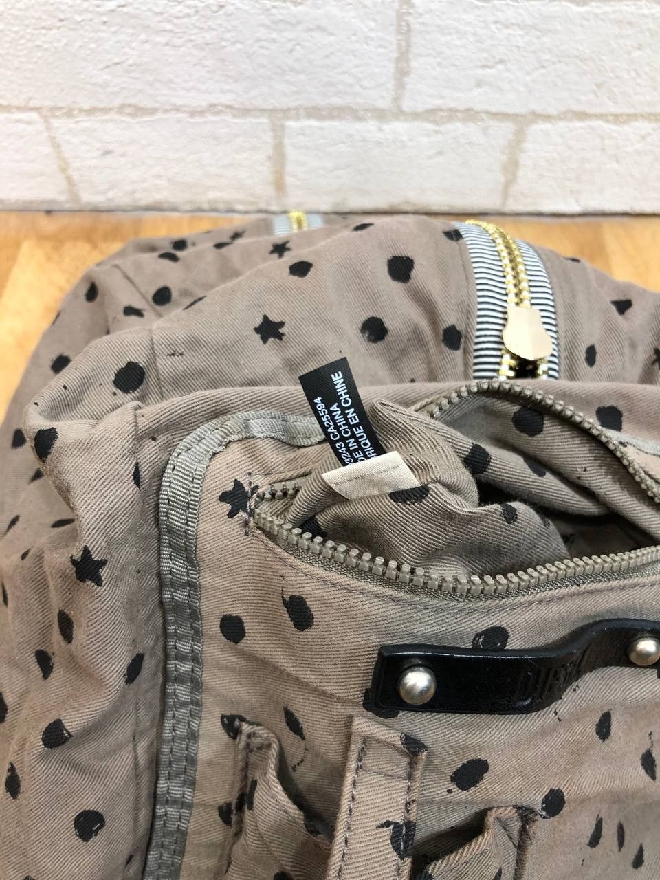 Diesel × Vintage Vintage Diesel Multi Pocket Leather Cargo Bag Avant Garde Size ONE SIZE - 15 Thumbnail
