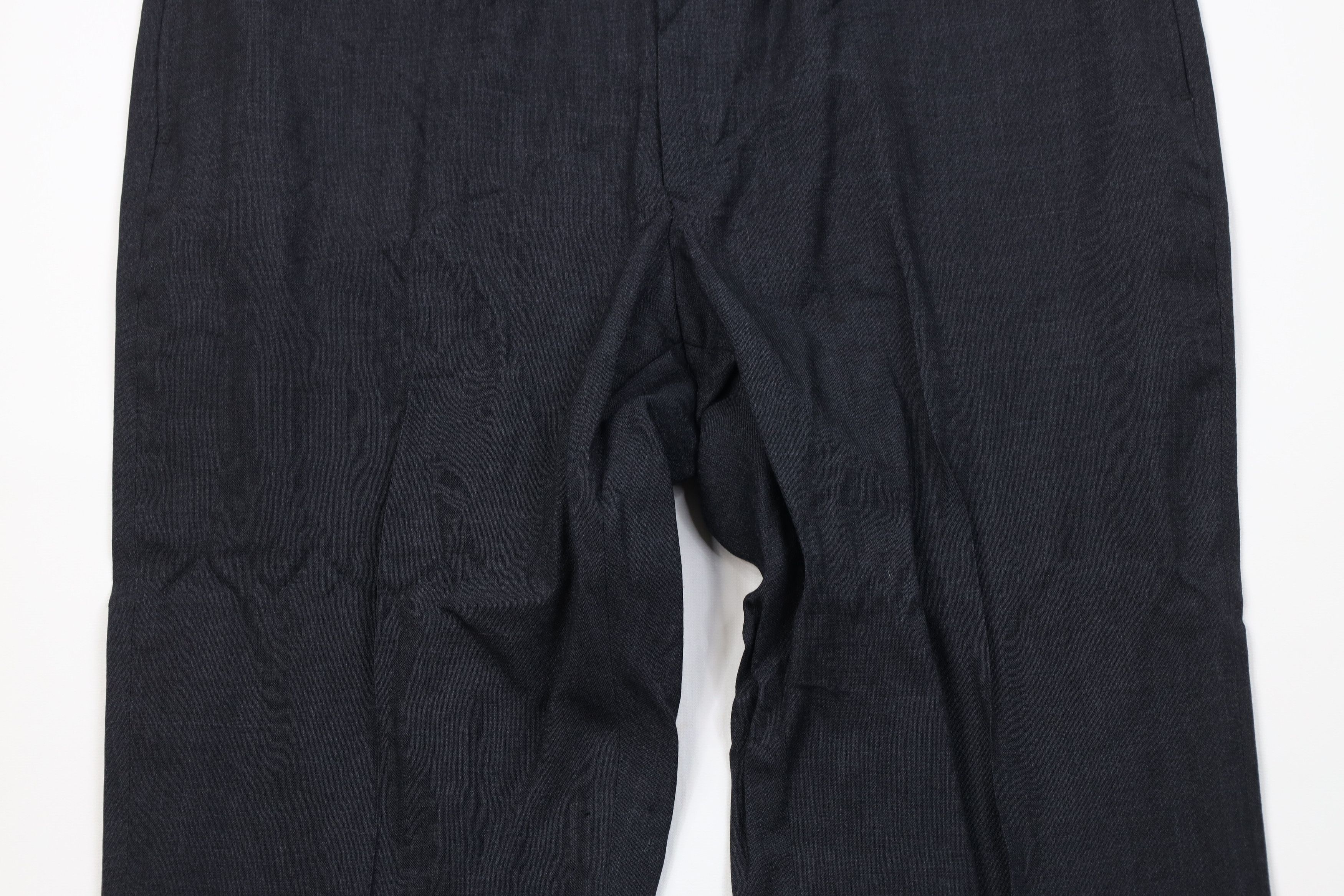 Vintage Vintage 60s Streetwear Knit Chino Pants Charcoal Gray USA Size US 36 / EU 52 - 3 Thumbnail