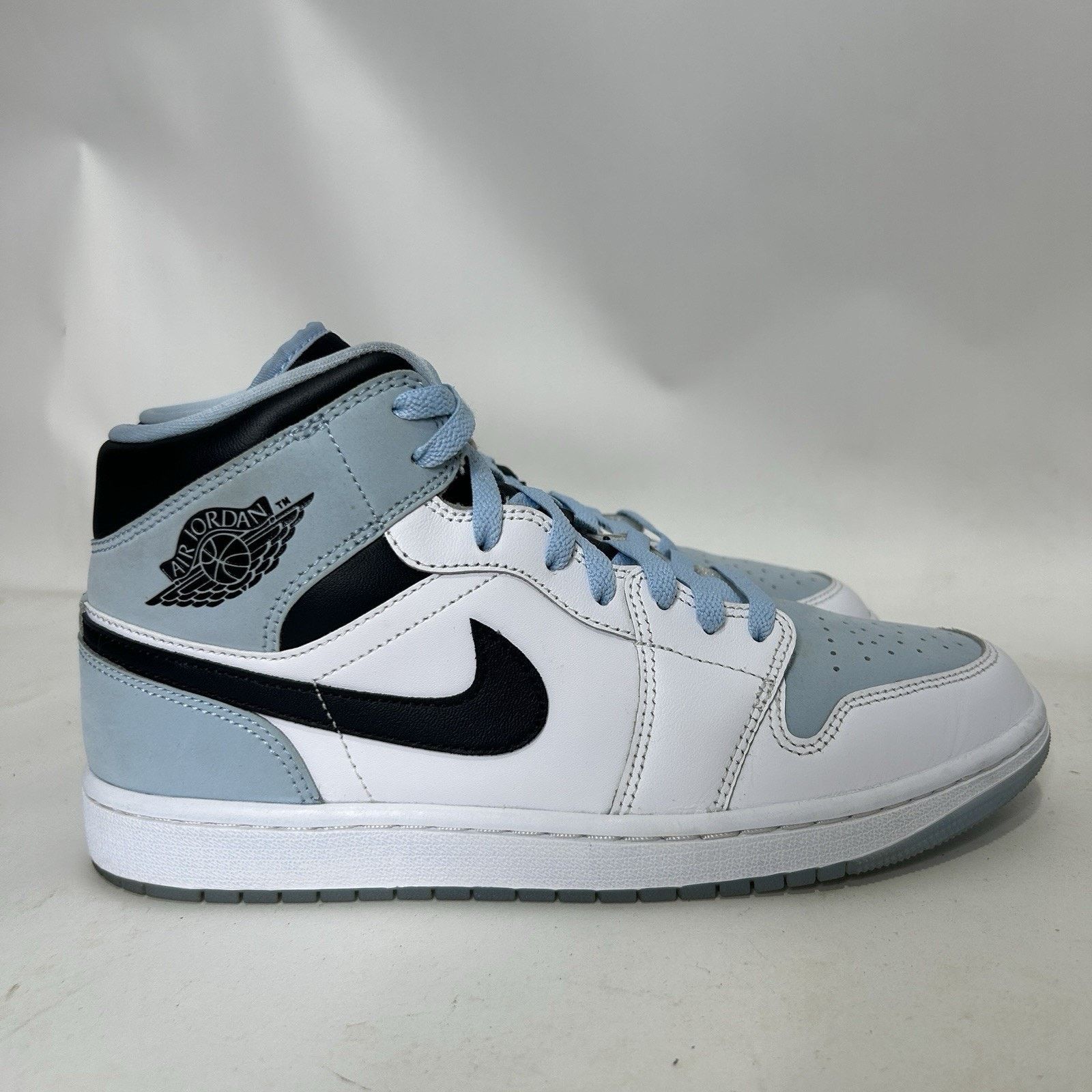 Jordan Brand Nike Air Jordan 1 Retro Mid SE "Ice Blue" DV1308-104 Size US 9 / EU 42 - 4 Thumbnail