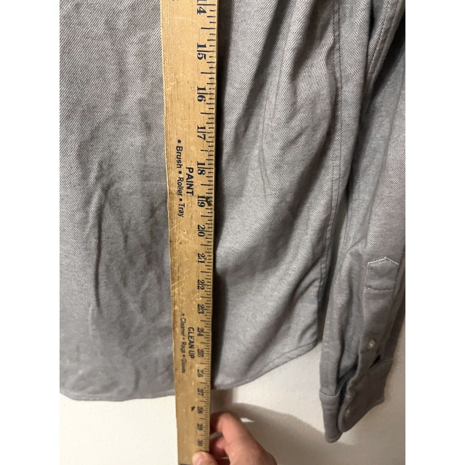 Banana Republic Banana Republic Button-Up Shirt Mens Small Gray Solid Slim Fit Shirt Adult Small Gray Banana Republic Size US S / EU 44-46 / 1 - 4 Thumbnail