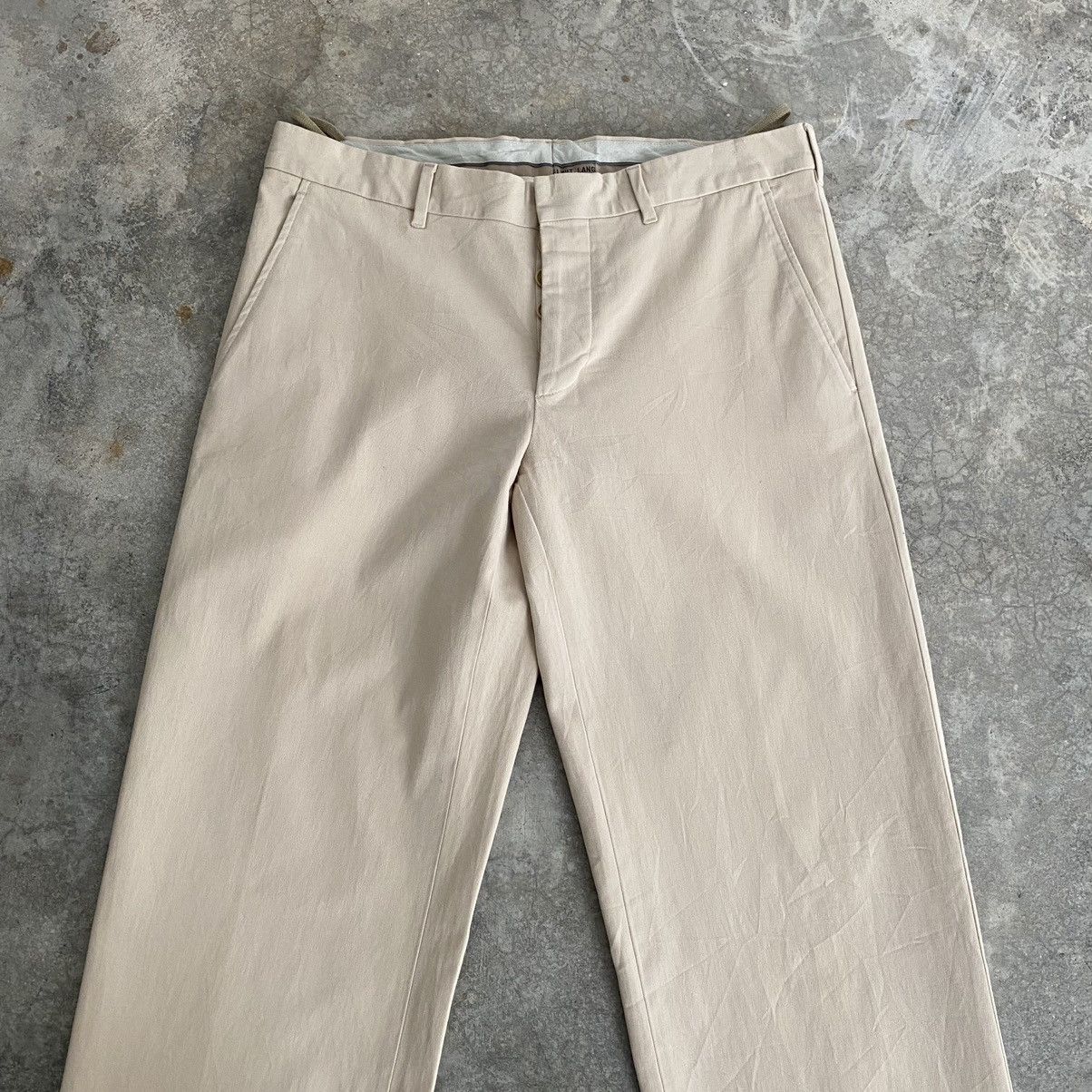 Helmut Lang Fall 2000’s Archive Helmut Lang Beige Tux Trouser Pants RTW Size US 34 / EU 50 - 5 Thumbnail