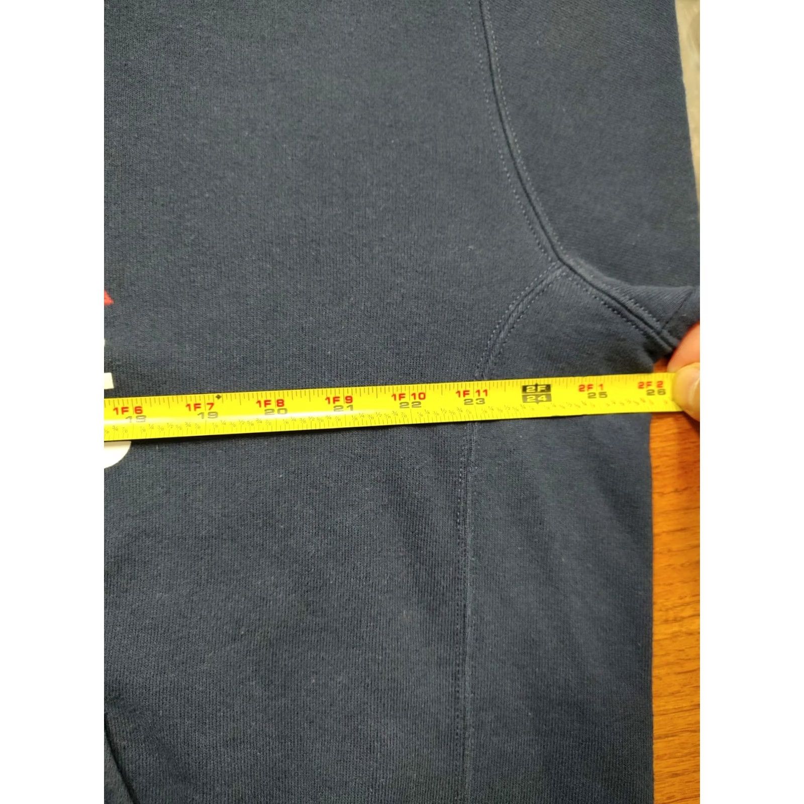 Russell Athletic VINTAGE Russell Athletic Hoodie Pullover Big Logo Graphic Fleece Blue XL Men 90s Classic, Hooded, Pockets, Lined Size US XL / EU 56 / 4 - 7 Thumbnail