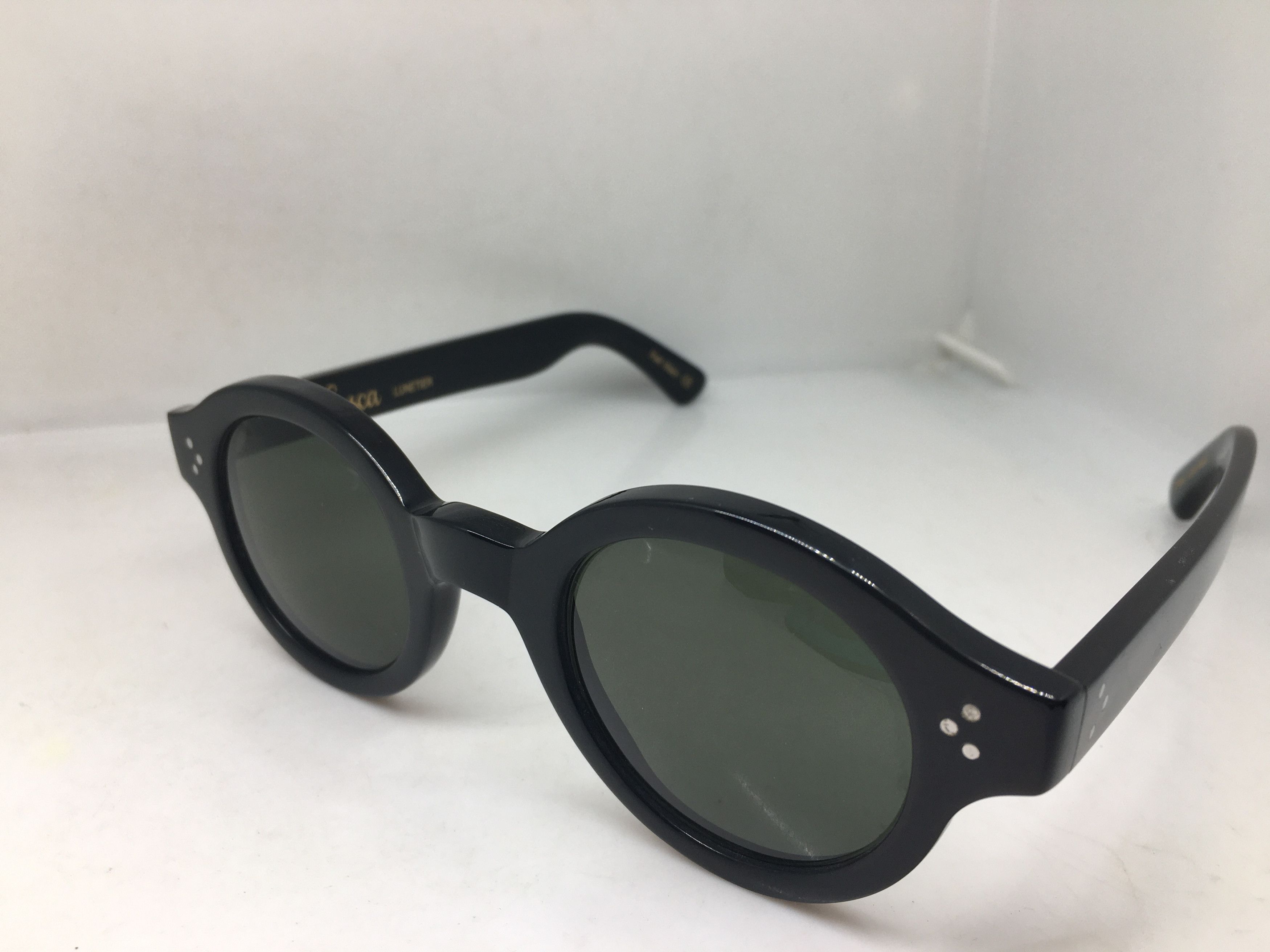 Lesca Lunetier Lesca Lunetier Genuine Horn CORBUSIER Architect Sunglasses Size ONE SIZE - 3 Thumbnail