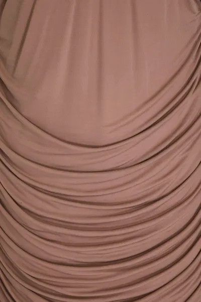 Saint Laurent Paris o1y0126 Mini Dress in Light Brown Size M / US 6-8 / IT 42-44 - 4 Thumbnail