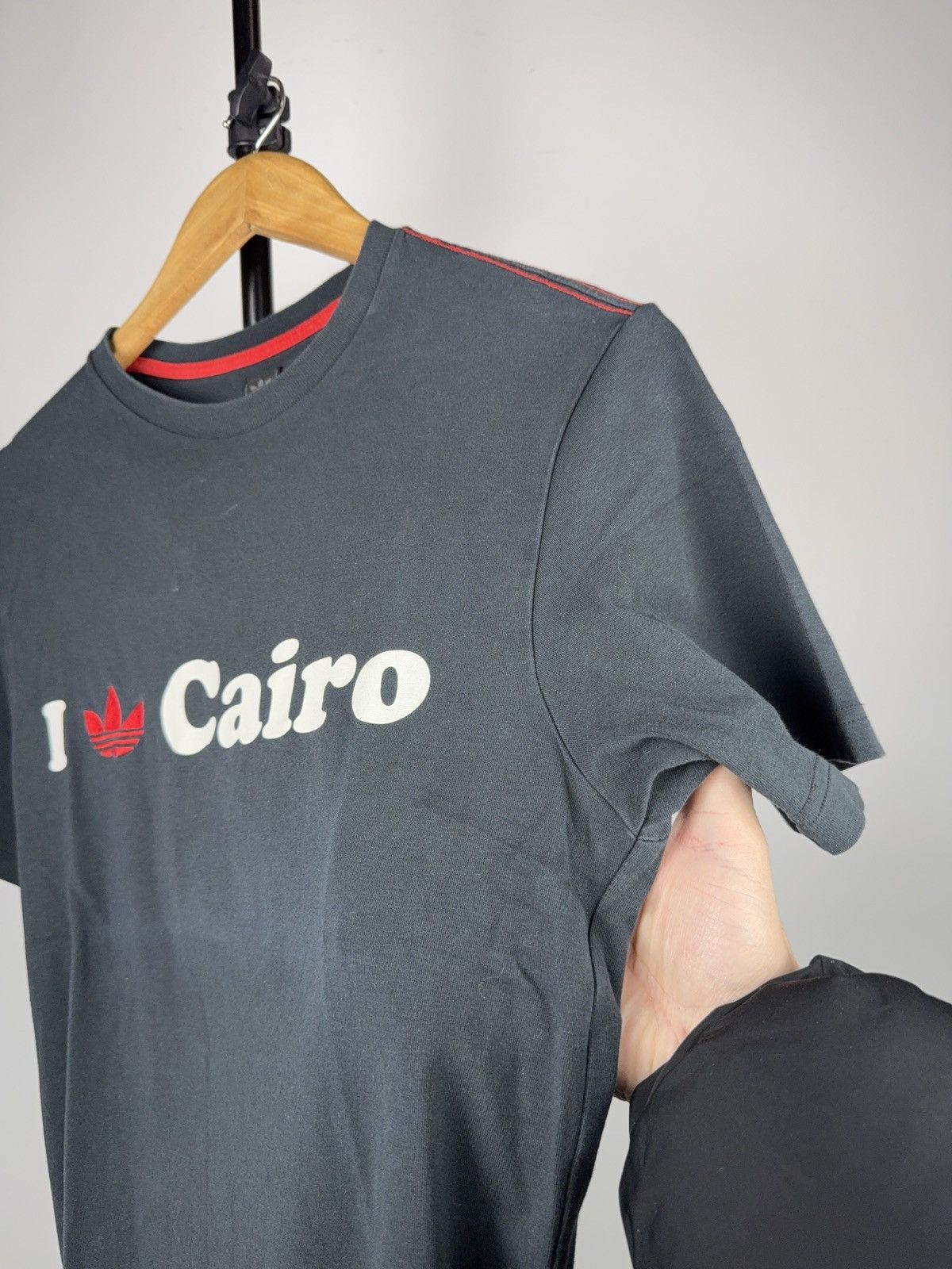 Adidas 00s Adidas Originals I Love Cairo Graphic T-Shirt Grey Size US S / EU 44-46 / 1 - 11 Thumbnail