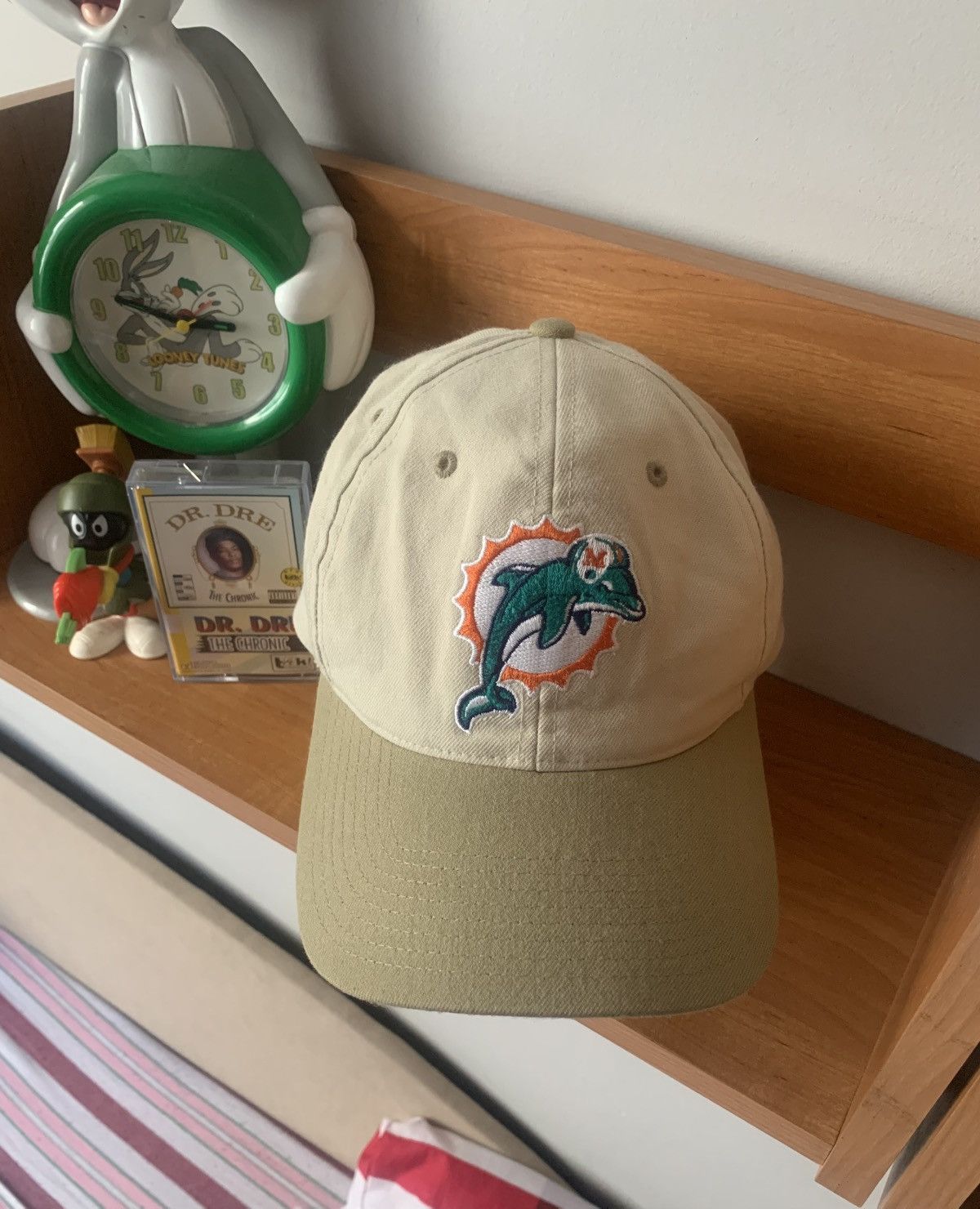 NFL × Twins Enterprise Inc. × Vintage 90s Vintage NFL Twins Enterprise Inc. Miami Dolphins Hat Size ONE SIZE - 1 Thumbnail