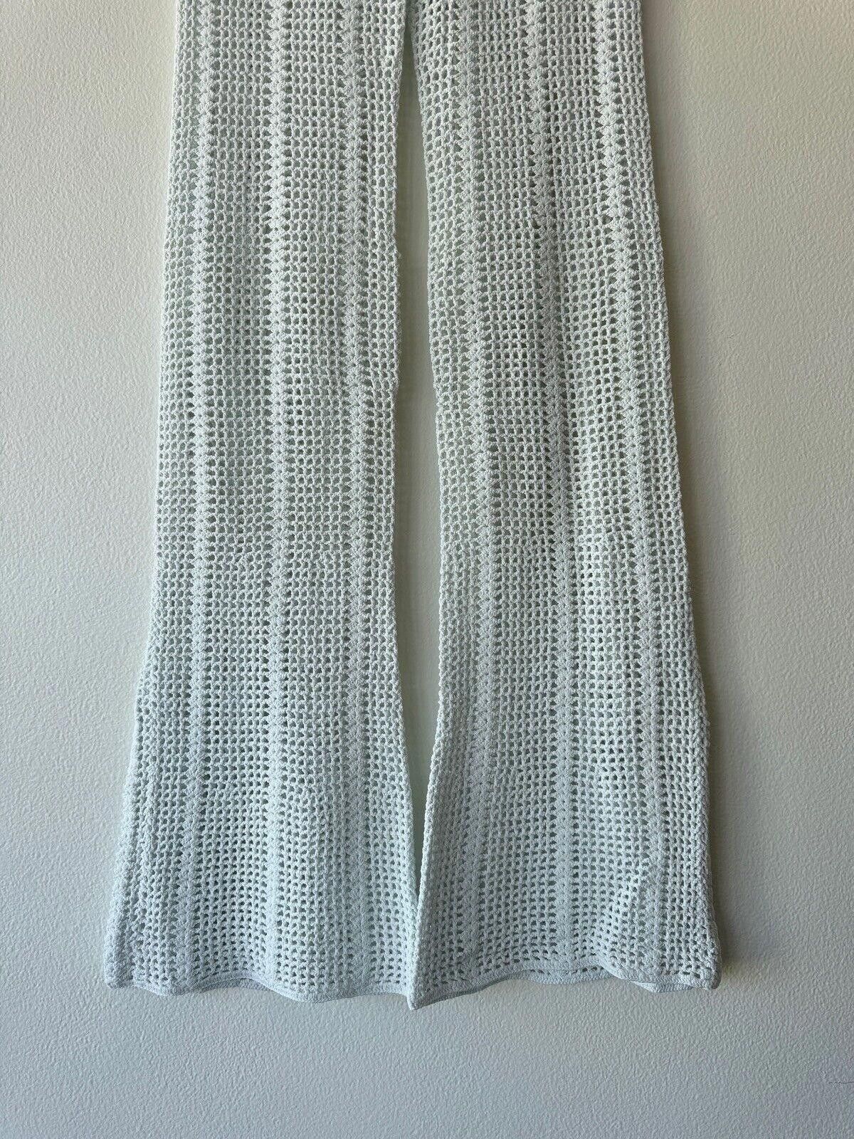 Dion Lee New dion lee knit pinnacle crochet pant blue small 8 40 s Size 28" / US 6 / IT 42 - 7 Thumbnail