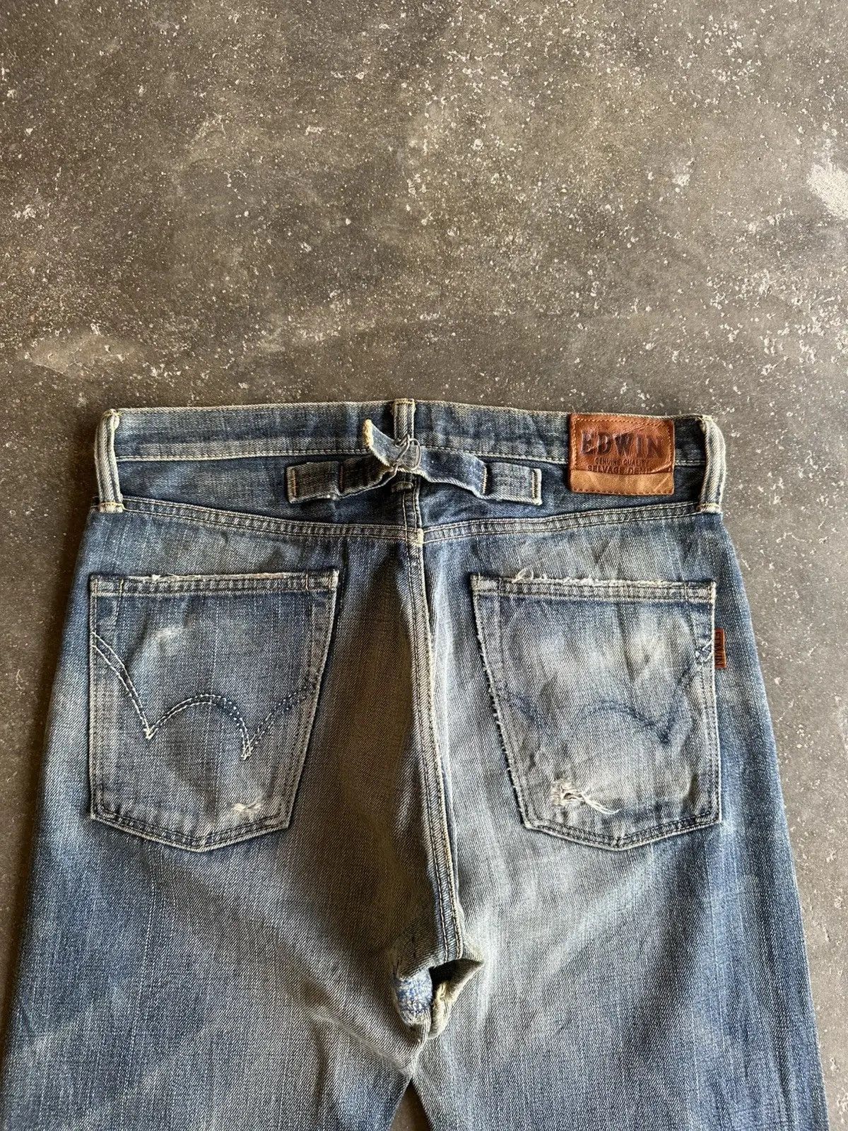 Vintage SEND OFFER🍁VINTAGE EDWIN JEANS REDLINE/SELVEDGE DENIM PANTS Size US 30 / EU 46 - 12 Thumbnail