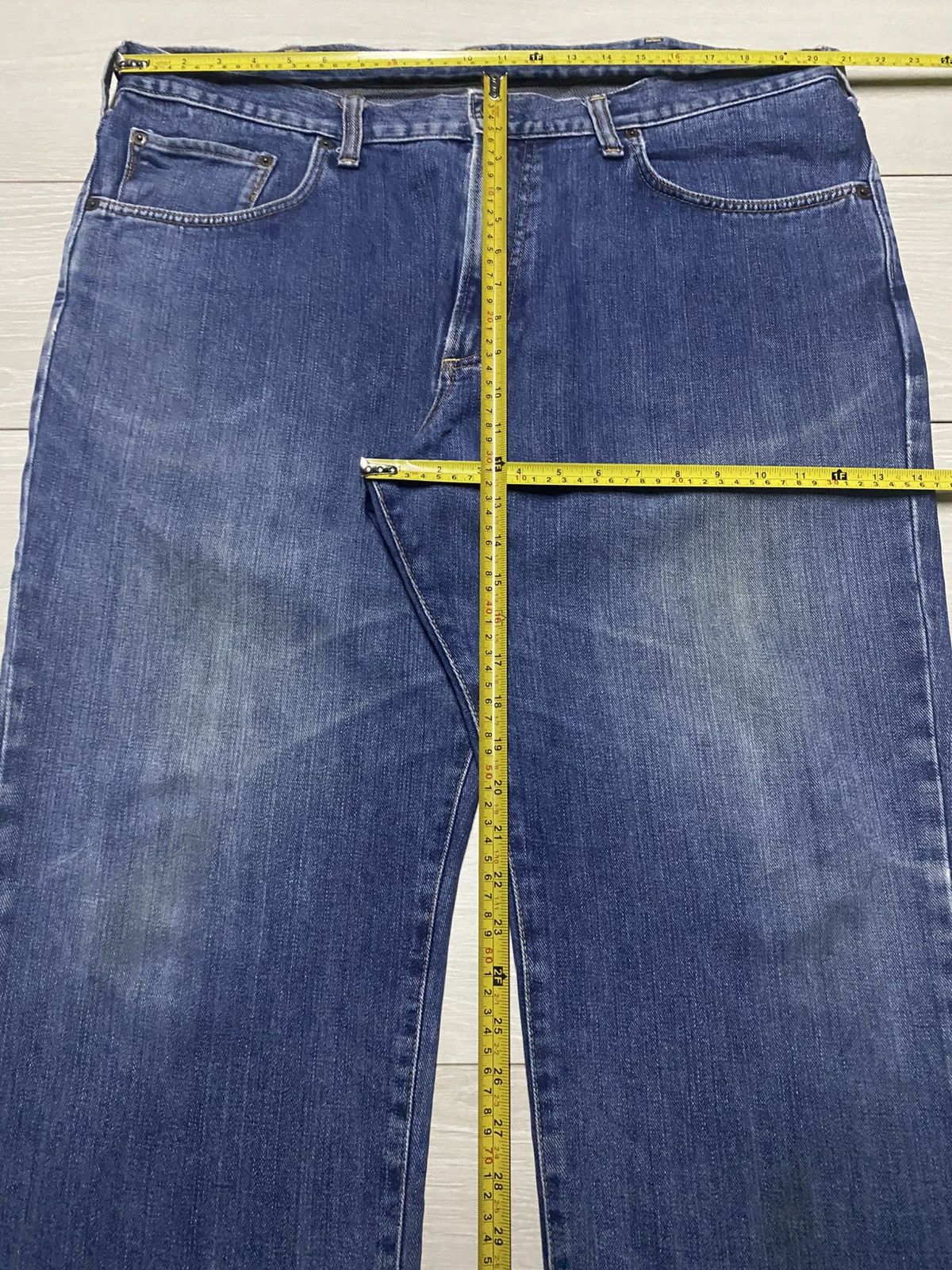 Edwin Vintage Edwin Internatinal basic Blue Wash Big Size W41 Size US 41 - 10 Thumbnail