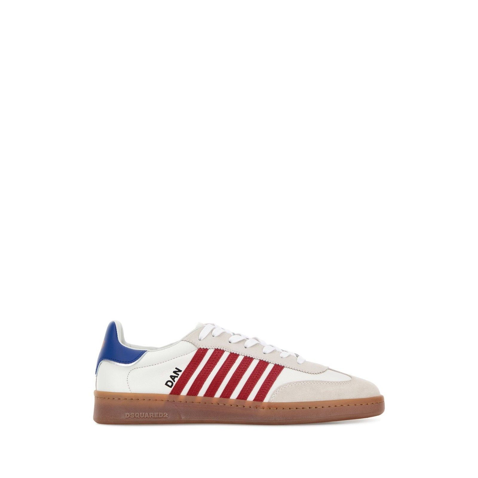Dsquared2 DSQUARED2 Boxer White Leather Sneakers New And Authentic (Me Size US 9.5 / EU 42-43 - 5 Thumbnail
