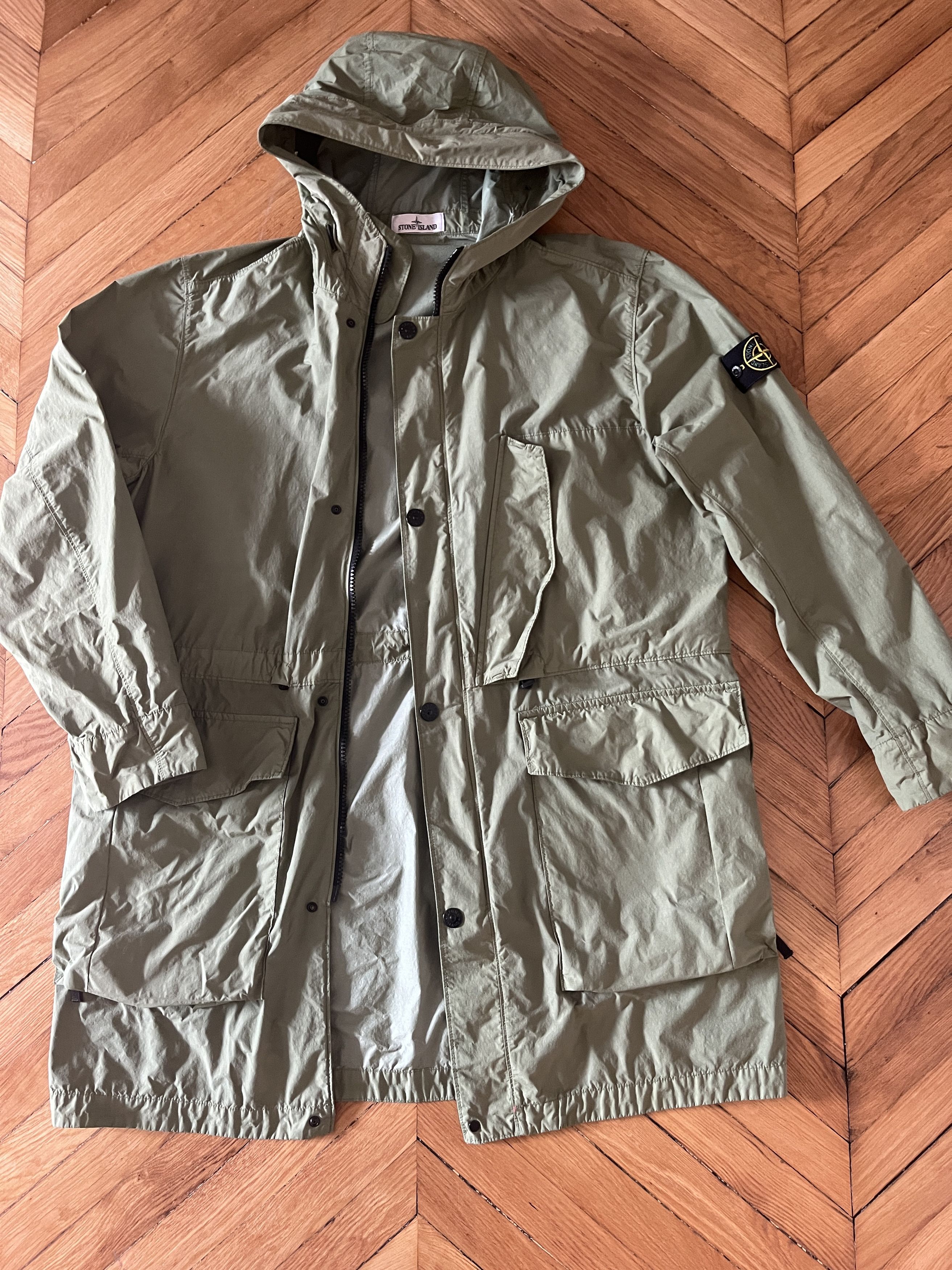 image of Stone Island Parka in Green, Men's (Size XL)