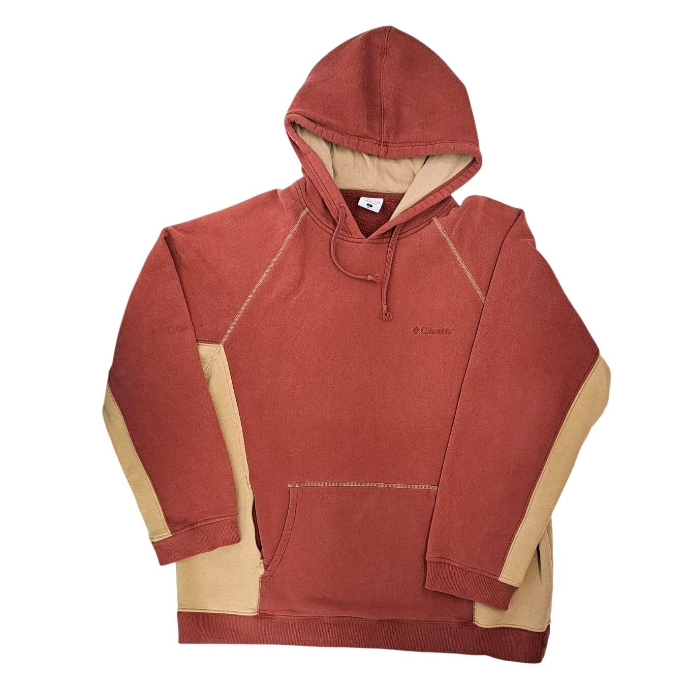 Columbia Columbia Men Size Large Two-Tone Rust Beige Pullover Hoodie Size US L / EU 52-54 / 3 - 5 Thumbnail