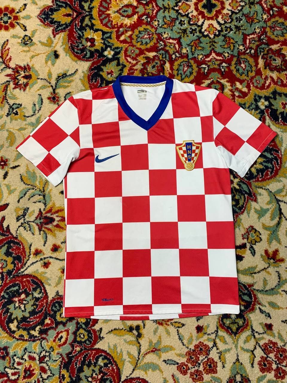 Nike CROATIA 2008 2009 HOME FOOTBALL SHIRT SOCCER JERSEY NIKE Size US S / EU 44-46 / 1 - 1 Thumbnail