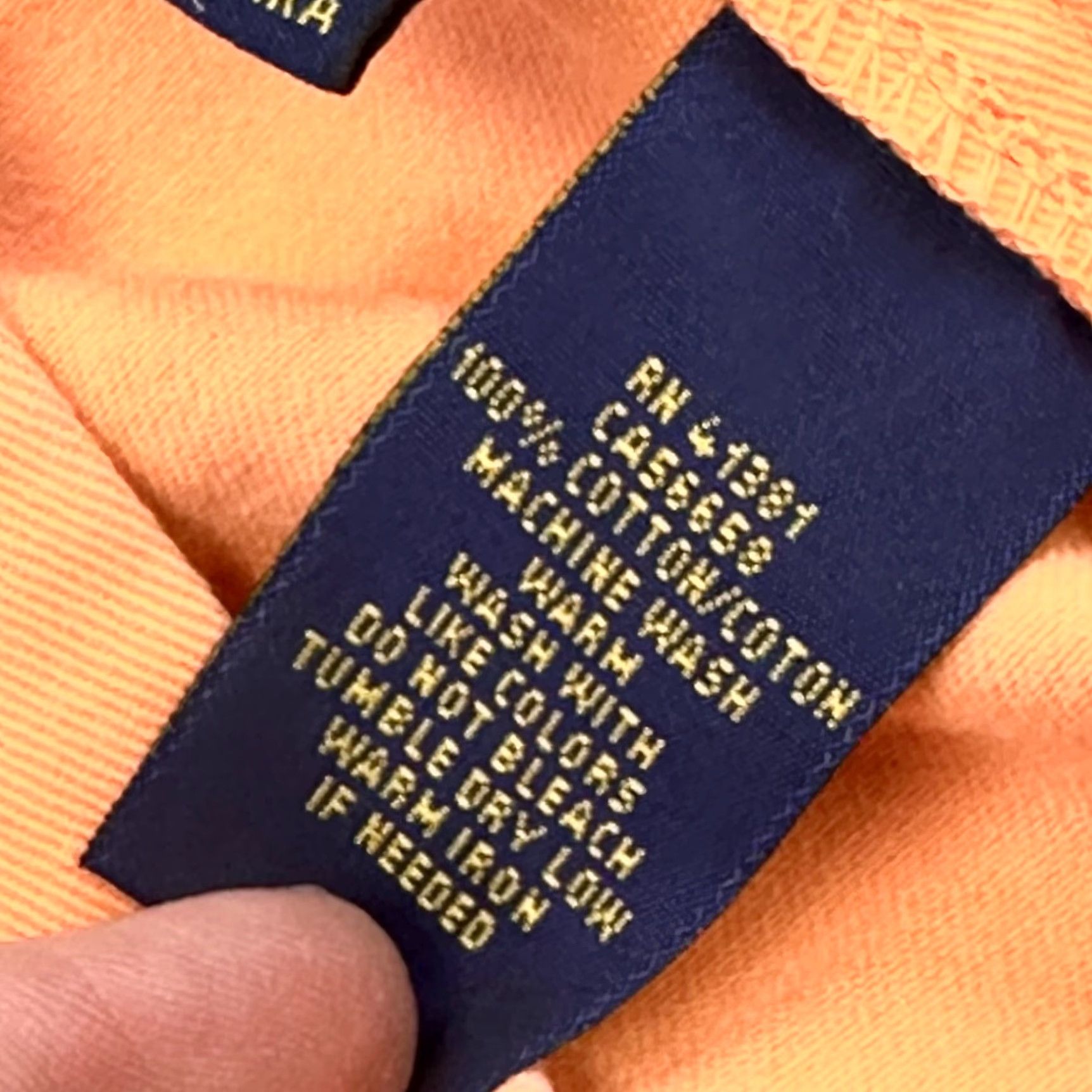 Polo Ralph Lauren Polo Ralph Lauren Mens Chino Shorts Classic Fit 38 Orange 8 Inseam Cotton Flat Front Zip Pockets Travel Casual Beach 90s? Size US M / EU 48-50 / 2 - 6 Thumbnail