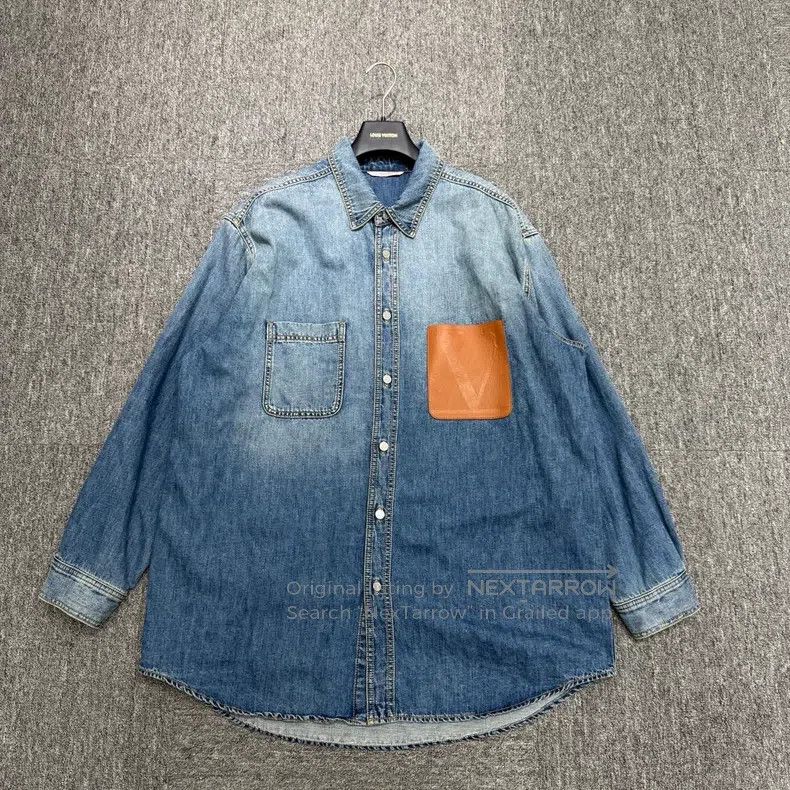 Valentino Valentino Denim patchwork shirt Size US M / EU 48-50 / 2 - 1 Thumbnail