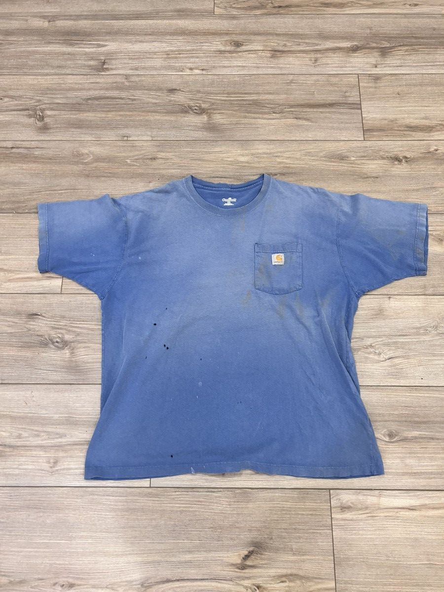 Carhartt Faded Carhartt pocket tee in blue Size US XL / EU 56 / 4 - 1 Thumbnail