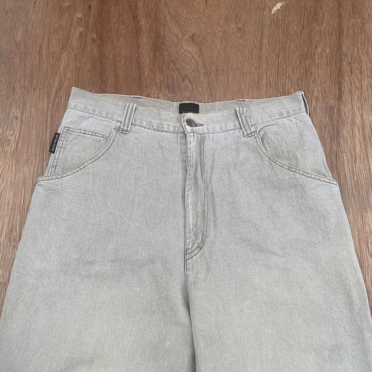 Japanese Brand BAGGY VINTAGE GRAP HITE TROUSERS SKATE GANG FADED PANTS Size US 30 / EU 46 - 2 Thumbnail