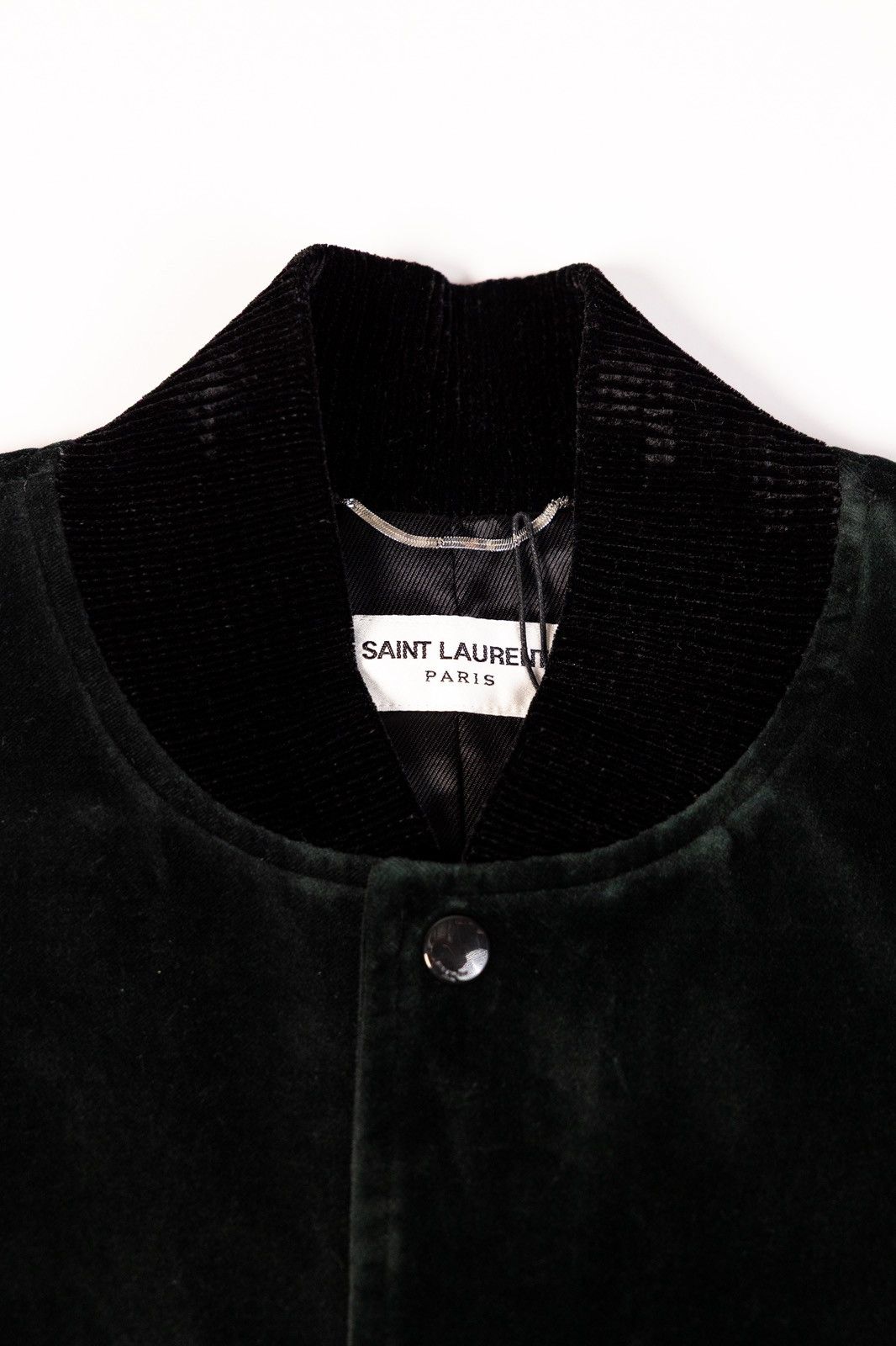 Saint Laurent Paris Saint Laurent Velour Bomber Jacket Size US S / EU 44-46 / 1 - 7 Thumbnail