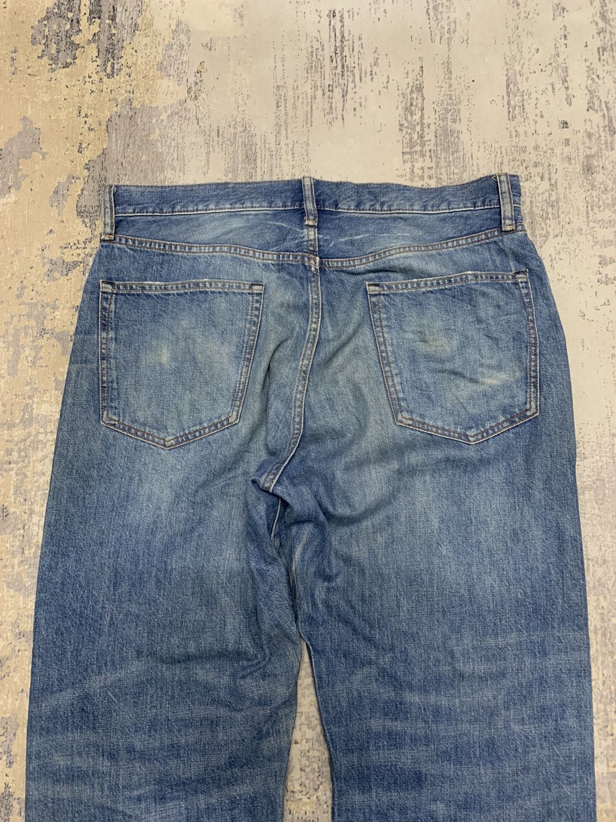 Japanese Brand Distressed Denim Japanese GU Vintage Jeans 34x29 Size US 34 / EU 50 - 8 Thumbnail