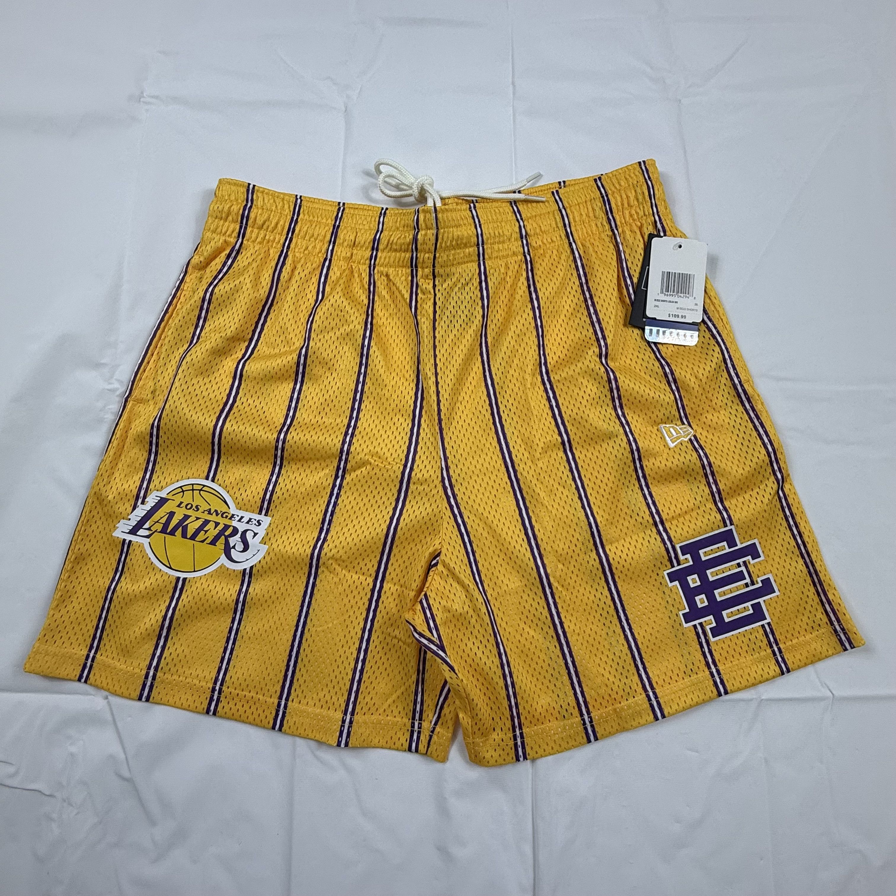 Eric Emanuel New Era Los Angeles Lakers Mesh Shorts XXL EE22