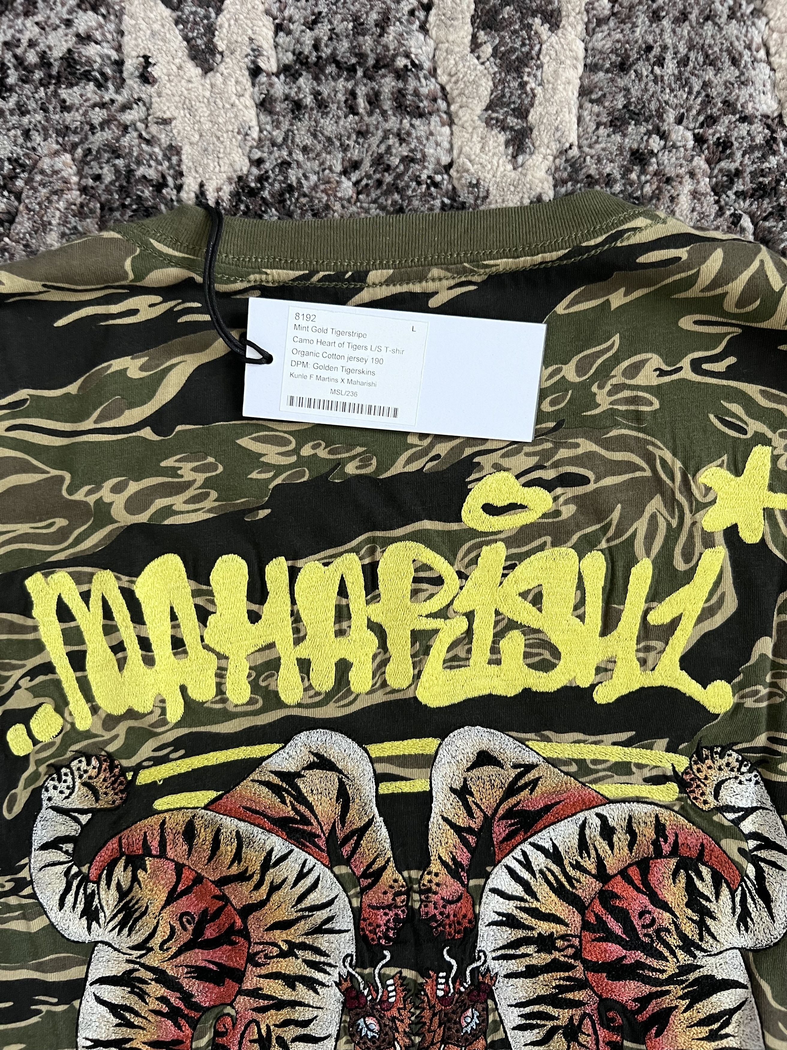 MAHARISHI×IRAK HEART OF TIGERS L/S Tee Maharishi x IRAK Heart of Tigers L/S Tee