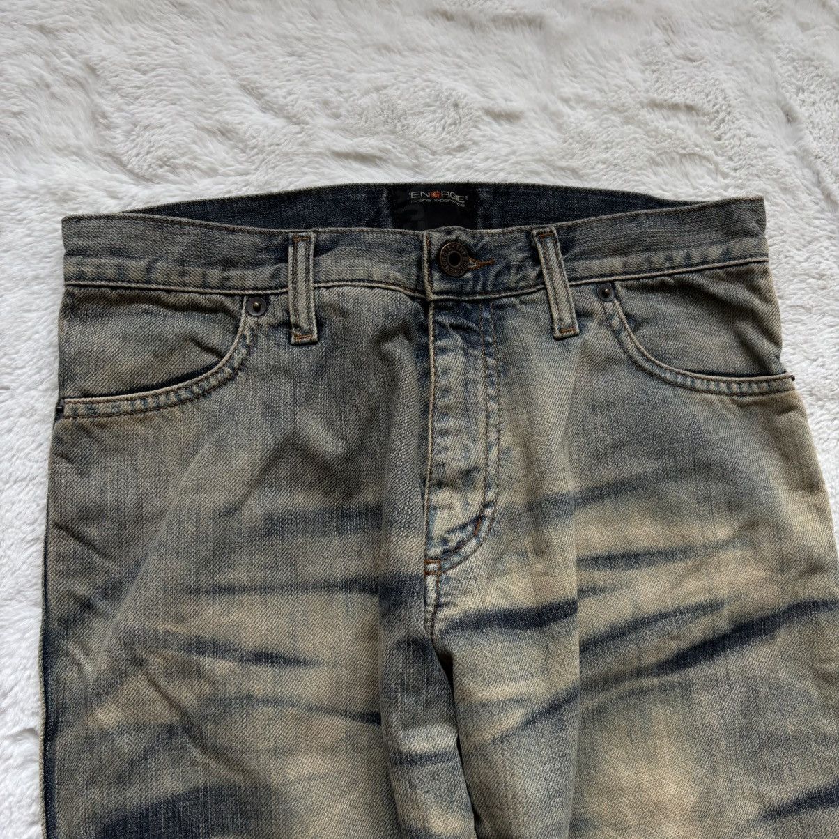 Tornado Mart Mudwash Flared Claw Mark Denim Made in Italy Brand Energie Size US 28 / EU 44 - 5 Thumbnail