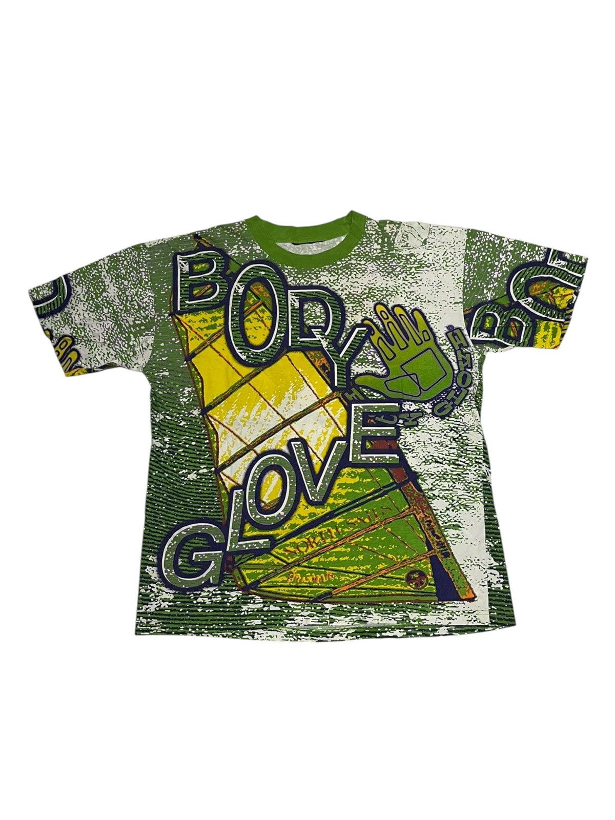 Beauty Beast × Body Glove × Vintage Rare Vintage 90s AOP Body Glove Size US XXL / EU 58 / 5 - 2 Thumbnail