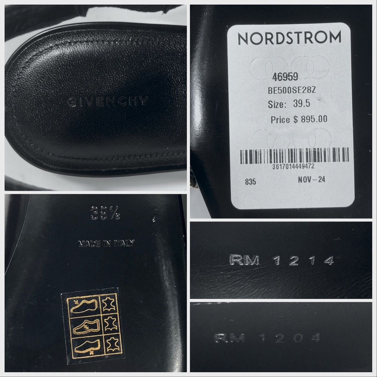 Givenchy Givenchy Voyou Pointed Toe Slingback Ballet Flat Black 39.5 Size US 8.5 / IT 38.5 - 9 Thumbnail