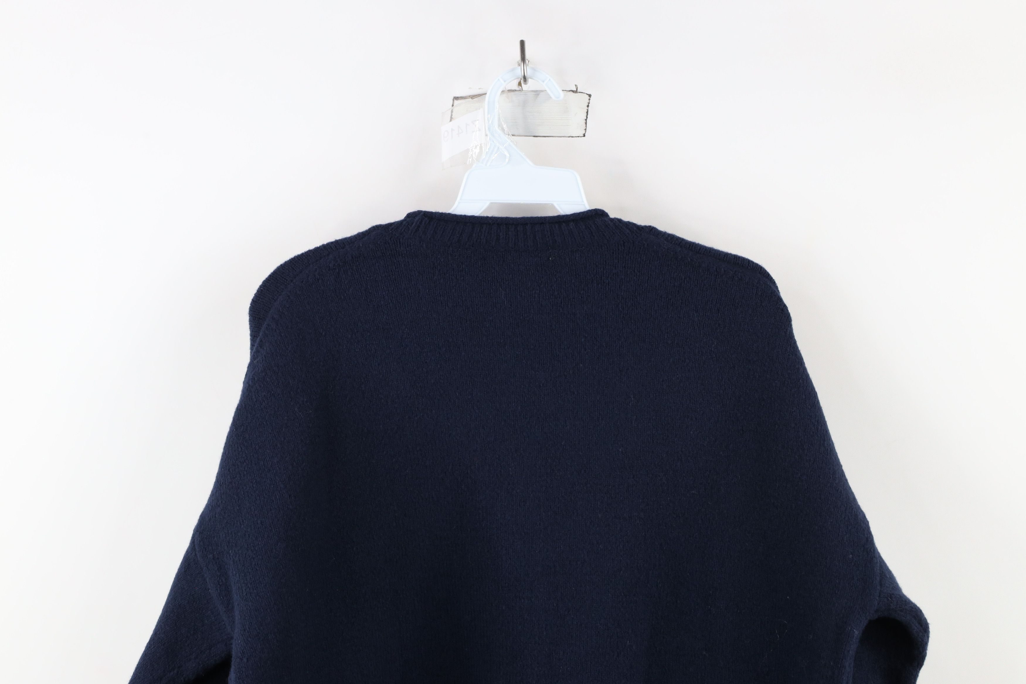 Madewell × Vintage Madewell Flower Sleeve Merino Wool Marled Knit Sweater Size M / US 6-8 / IT 42-44 - 9 Thumbnail
