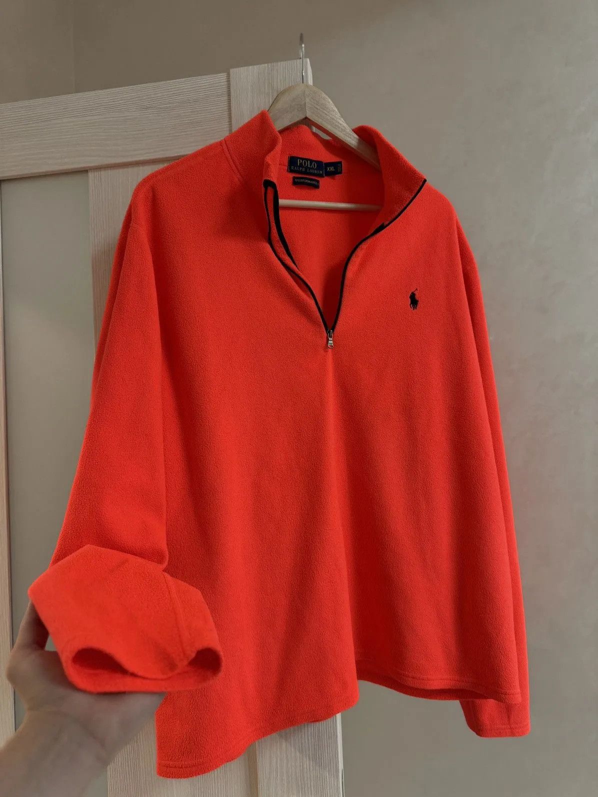 Polo Ralph Lauren × Ralph Lauren Vintage Polo Ralph Lauren Cup Fleece Jacket PRL Challenge Size US XL / EU 56 / 4 - 4 Thumbnail