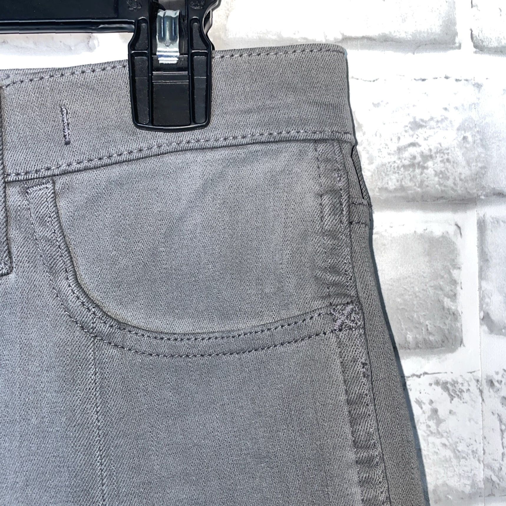Madewell MADewell Gray Skinny Roadtripper Jeggings Womens Petite Size 24P 25" Inseam Size 42" / US 20 - 2 Thumbnail