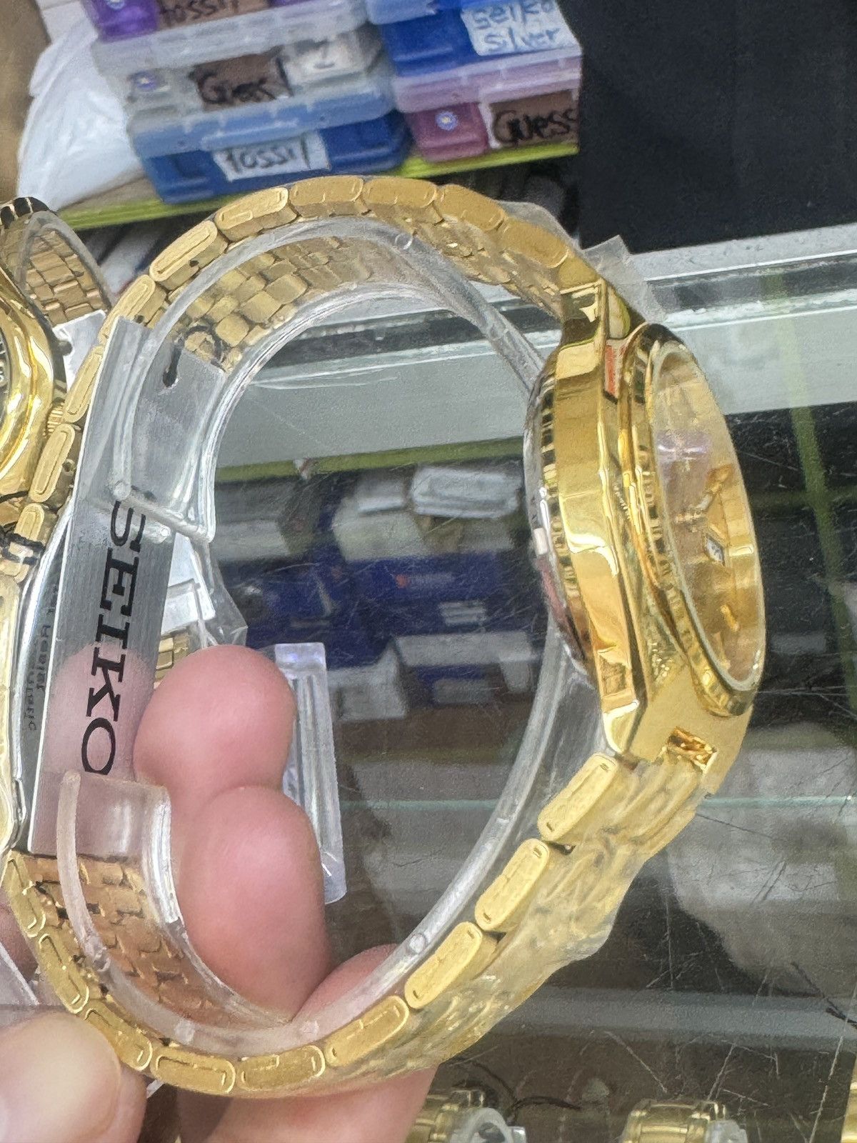 Seiko Seiko Men's Seiko 5 Automatic Gold Dial Size 38 - 7 Thumbnail