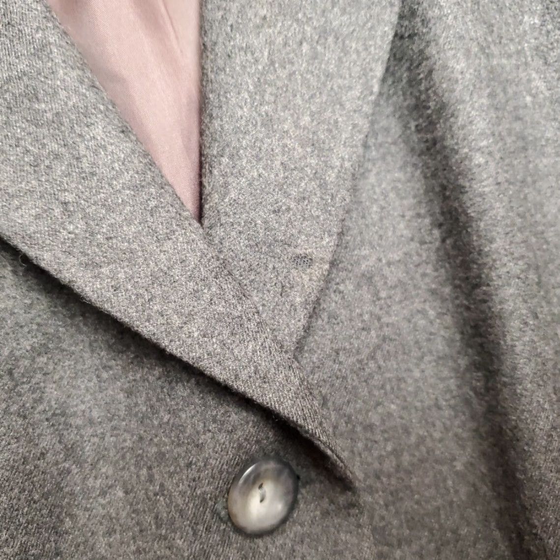 Liz Claiborne VINTAGE Liz Claiborne Blazer Womens 10 Gray Wool Jacket Lined USA Pockets Solid Button Casual Mens Womens Boys Girls Size L / US 10 / IT 46 - 3 Thumbnail