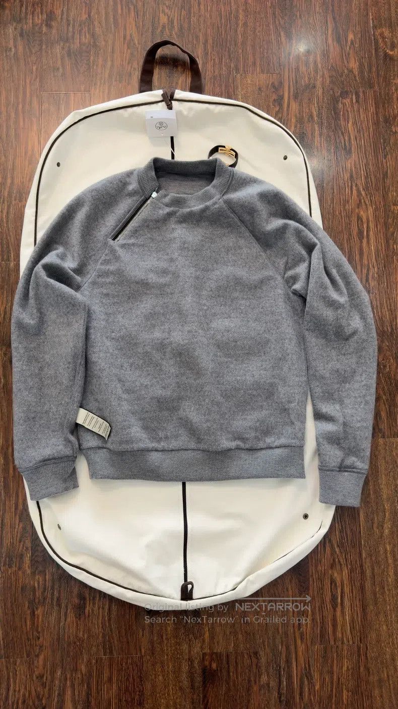 Hermes Hermes Cashmere + Crocodile Skin Hoodie Size US M / EU 48-50 / 2 - 3 Thumbnail